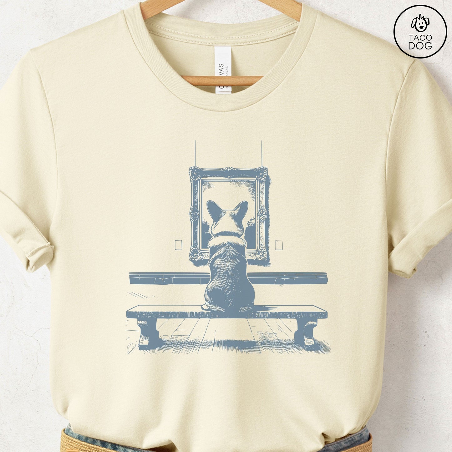 Corgi Museum Art Gallery T-Shirt