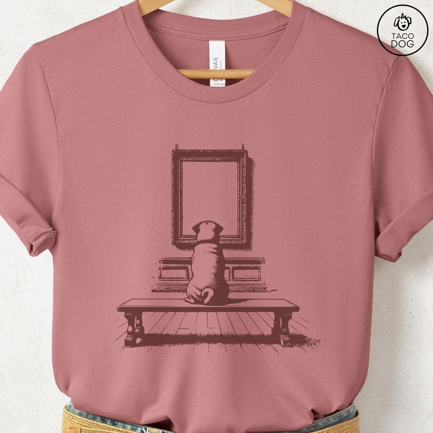 Pug Museum Art Gallery T-Shirt