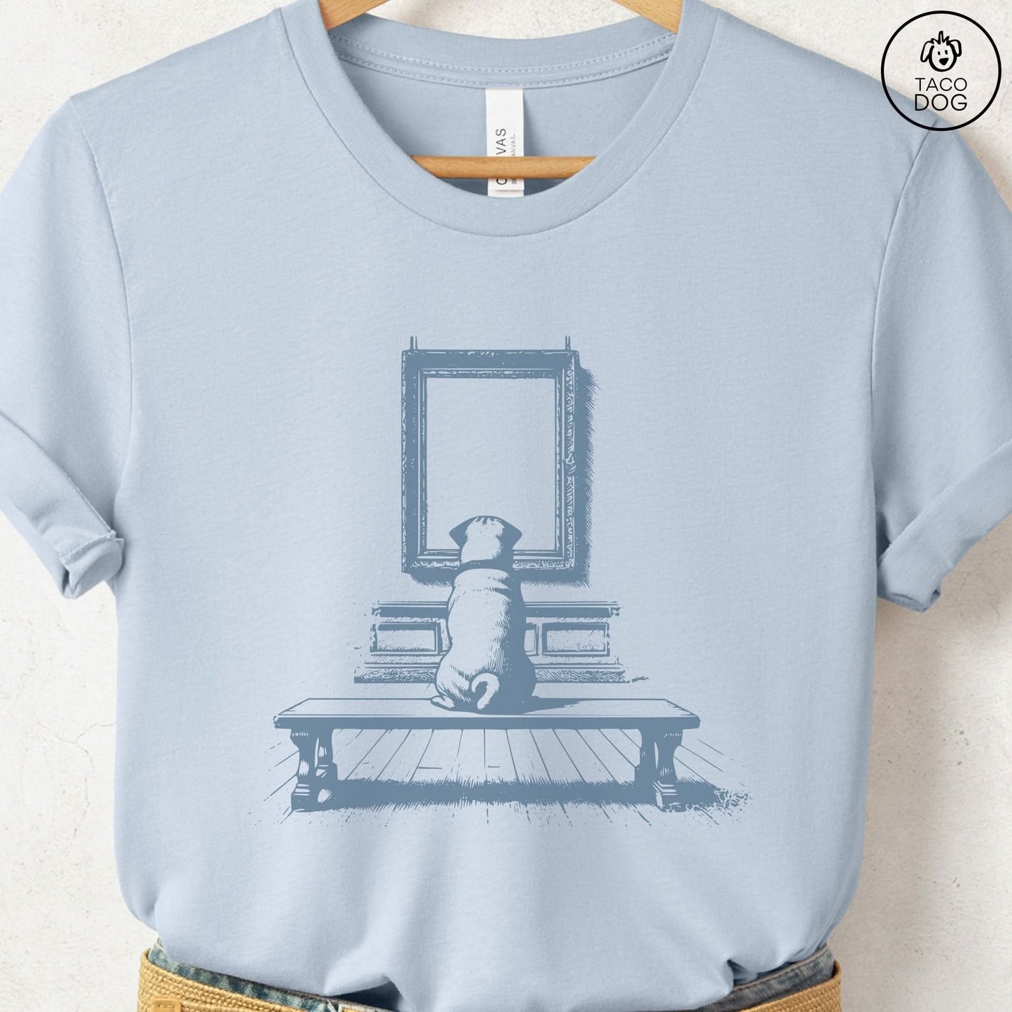 Pug Museum Art Gallery T-Shirt