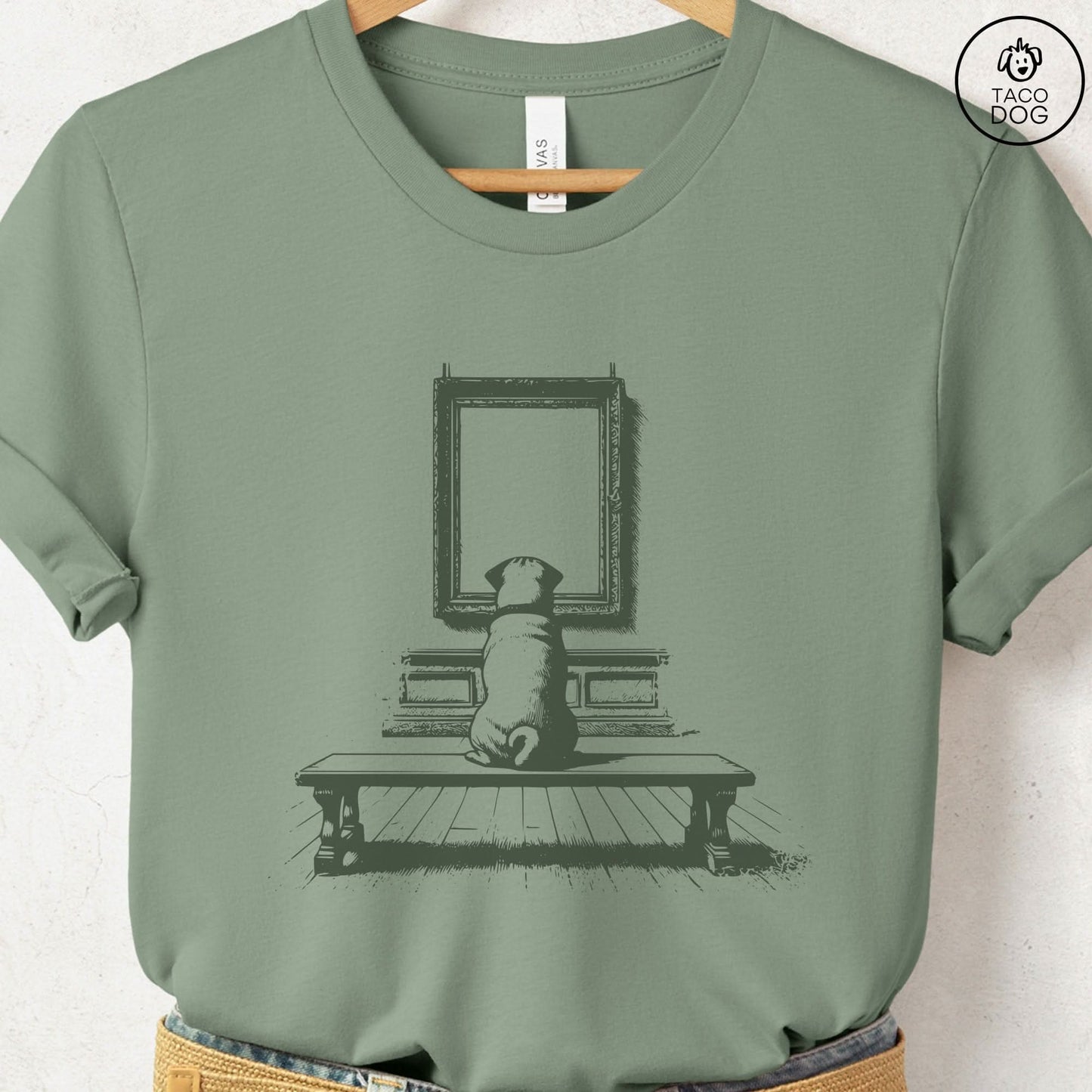 Pug Museum Art Gallery T-Shirt