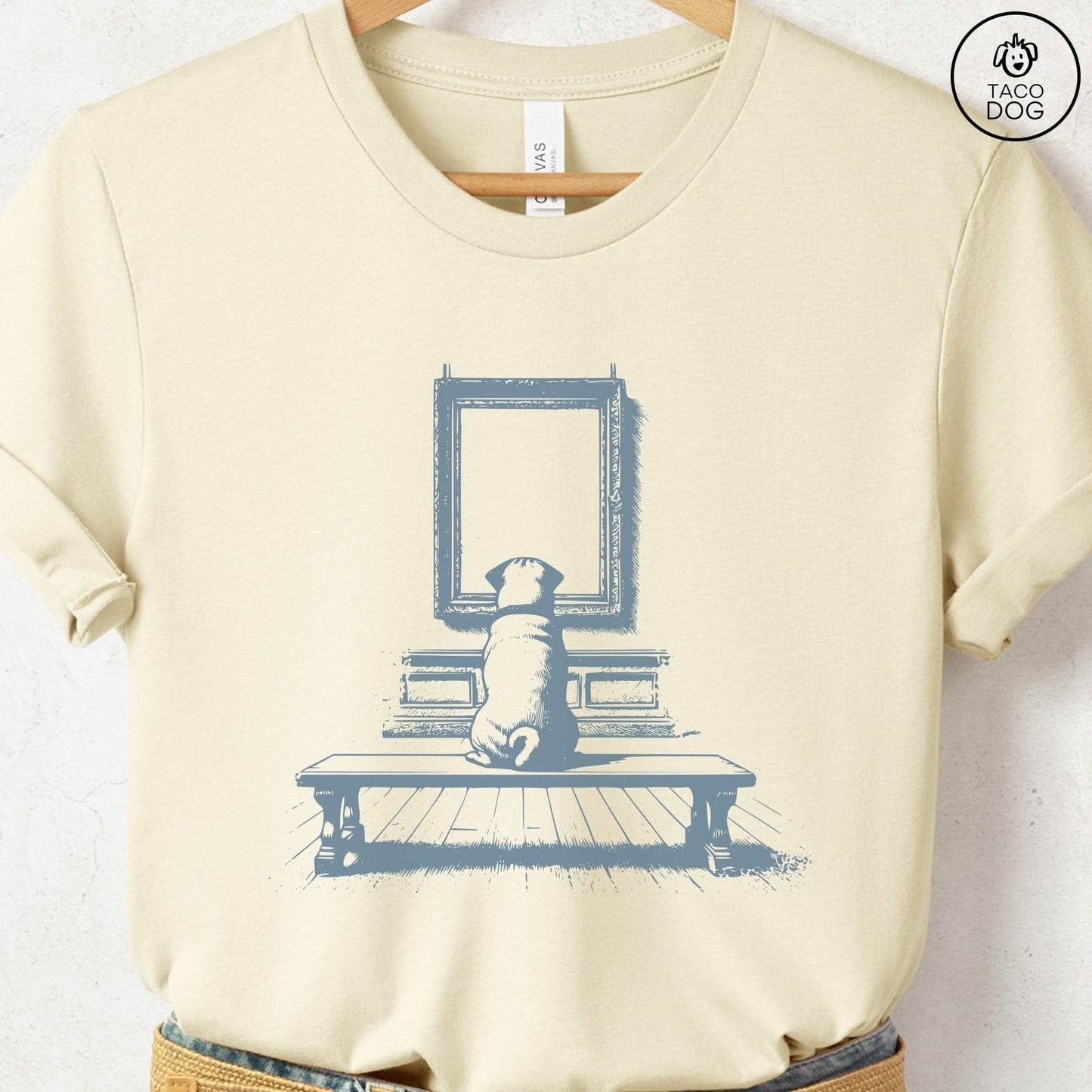 Pug Museum Art Gallery T-Shirt