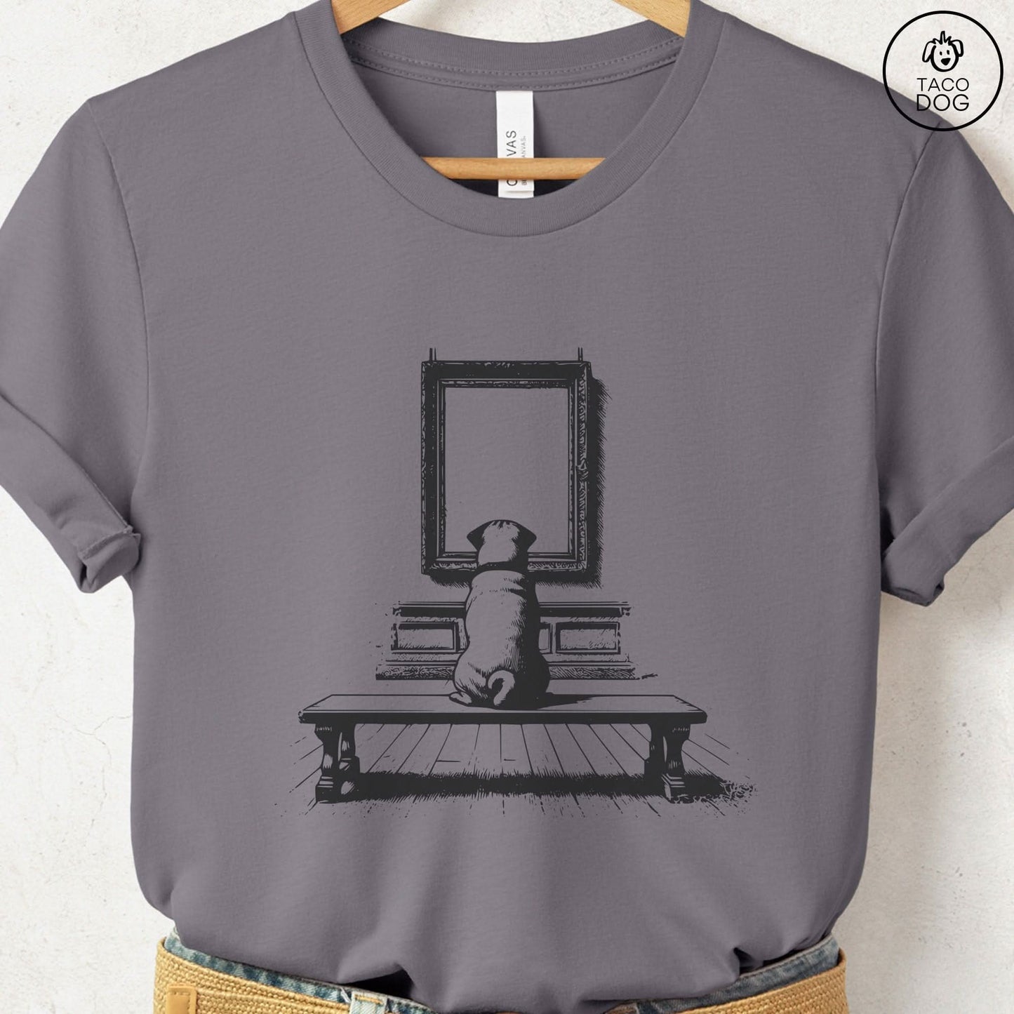 Pug Museum Art Gallery T-Shirt