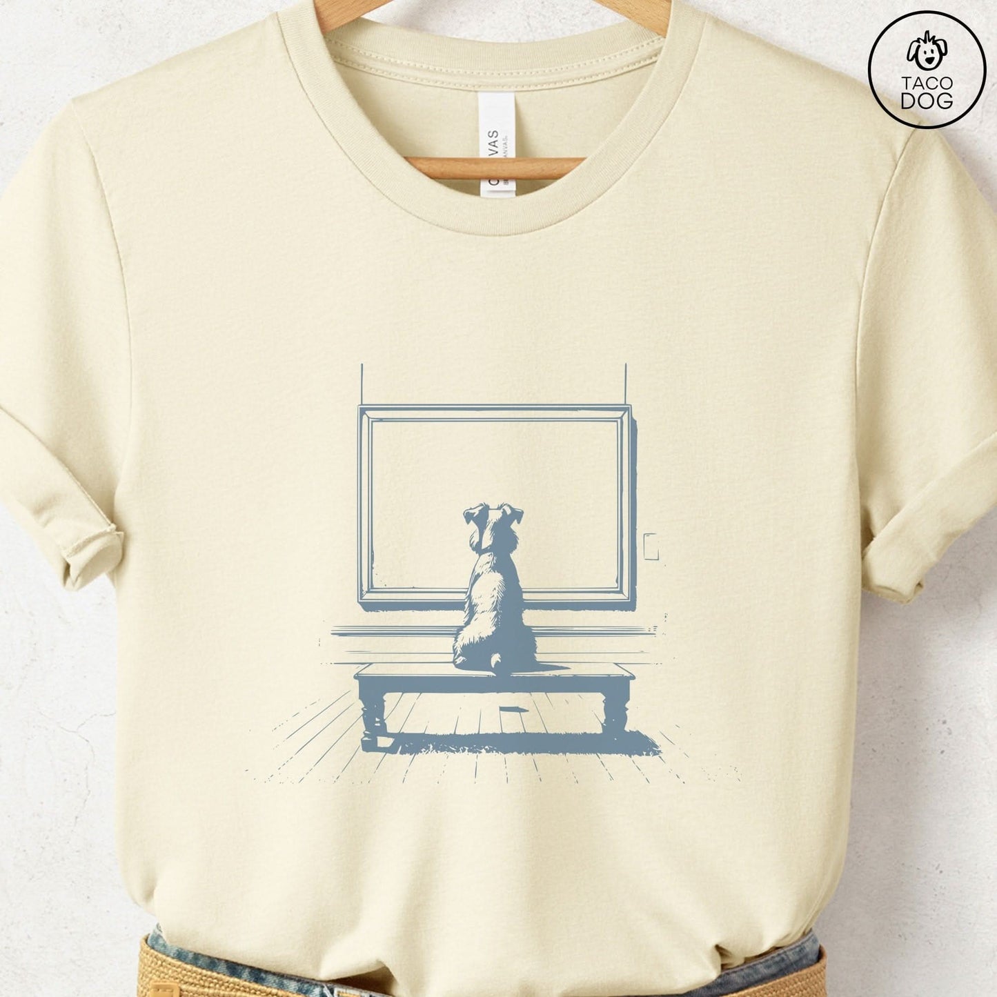 Schnauzer Museum Art Gallery T-Shirt
