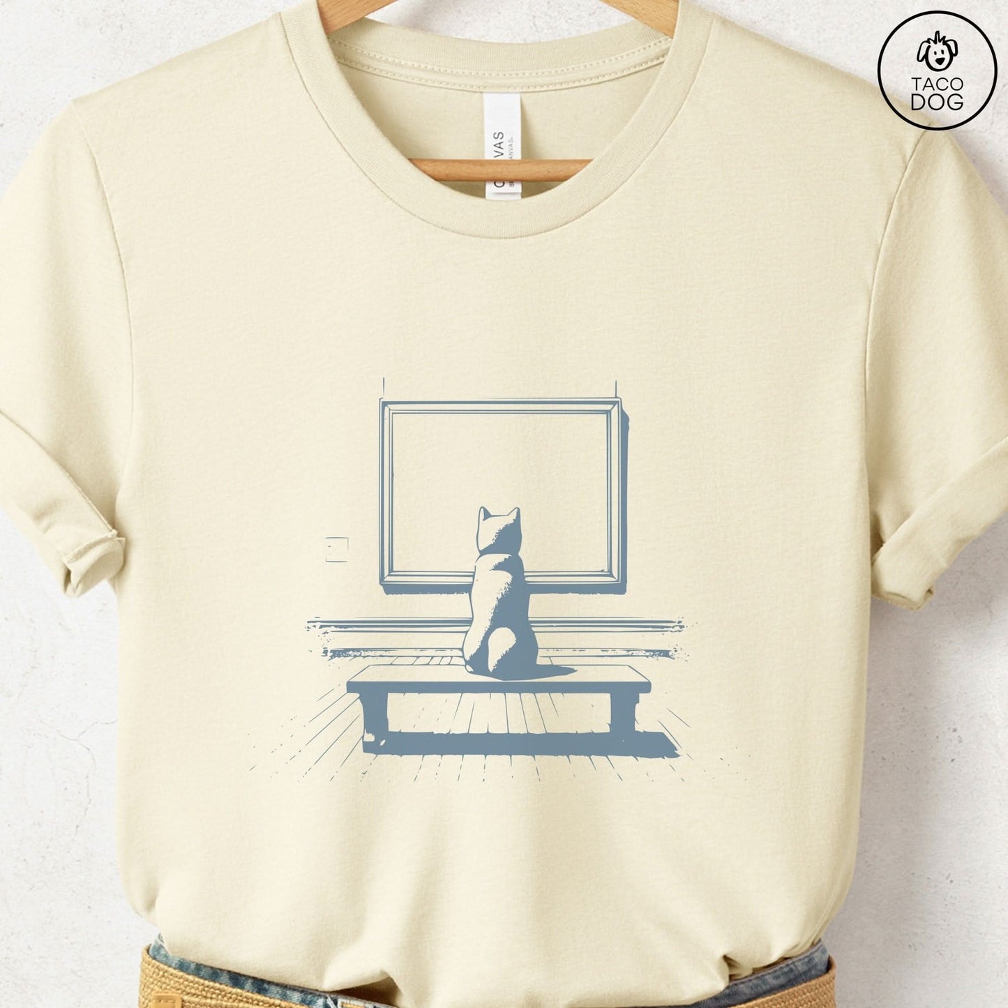 Shiba Inu Museum Art Gallery T-Shirt