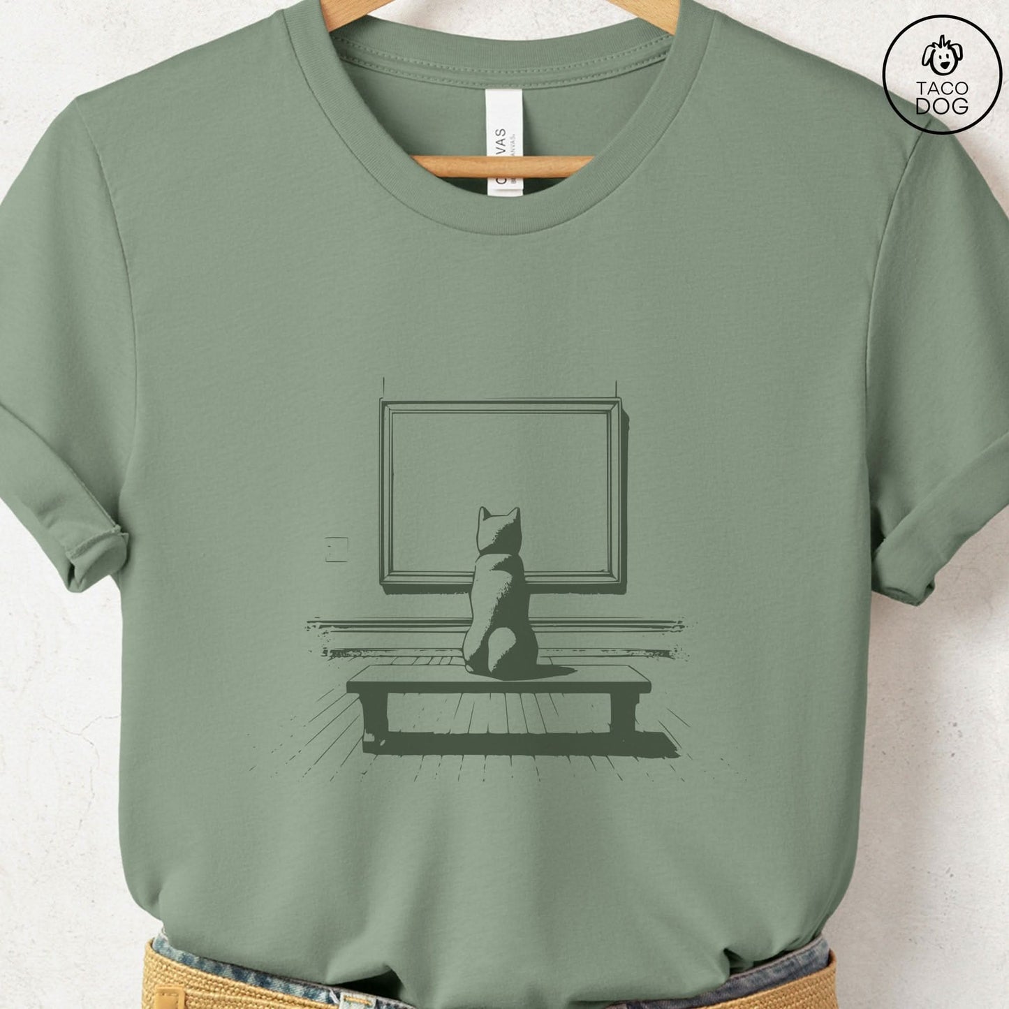 Shiba Inu Museum Art Gallery T-Shirt