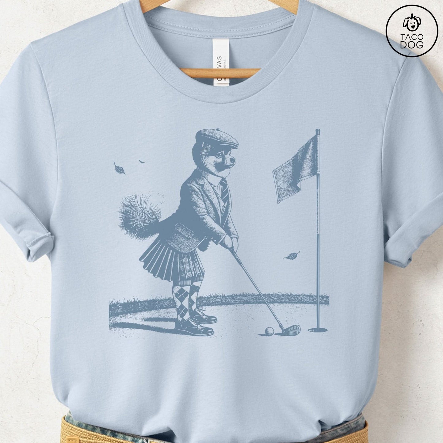 Pomeranian Golf T-Shirt