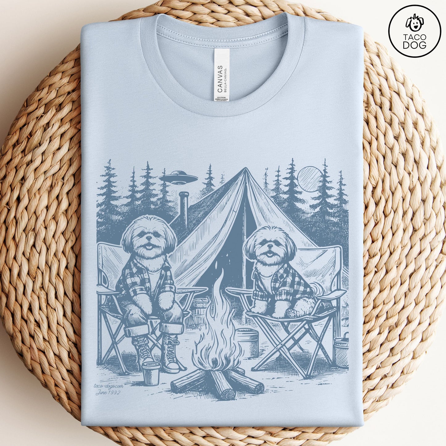 Shih Tzu Camping T-Shirt