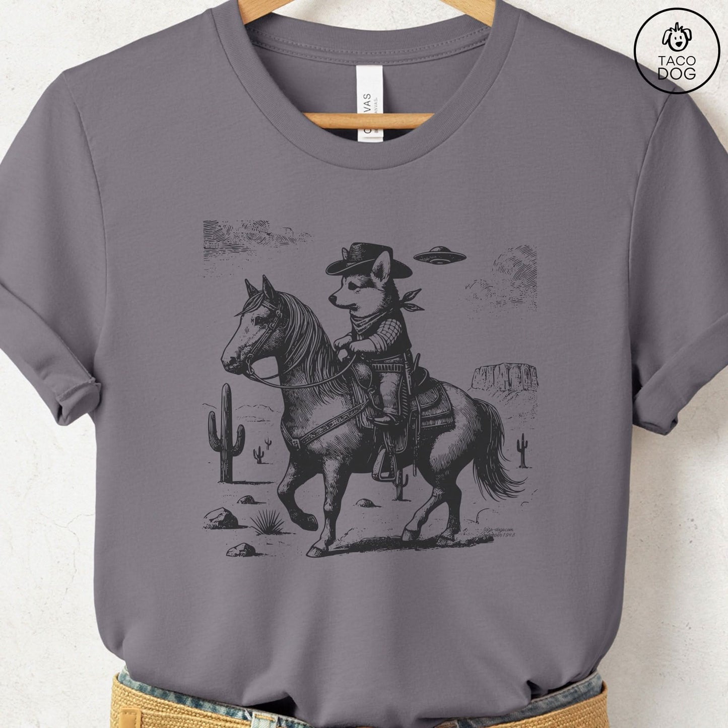Corgi Horseback T-Shirt