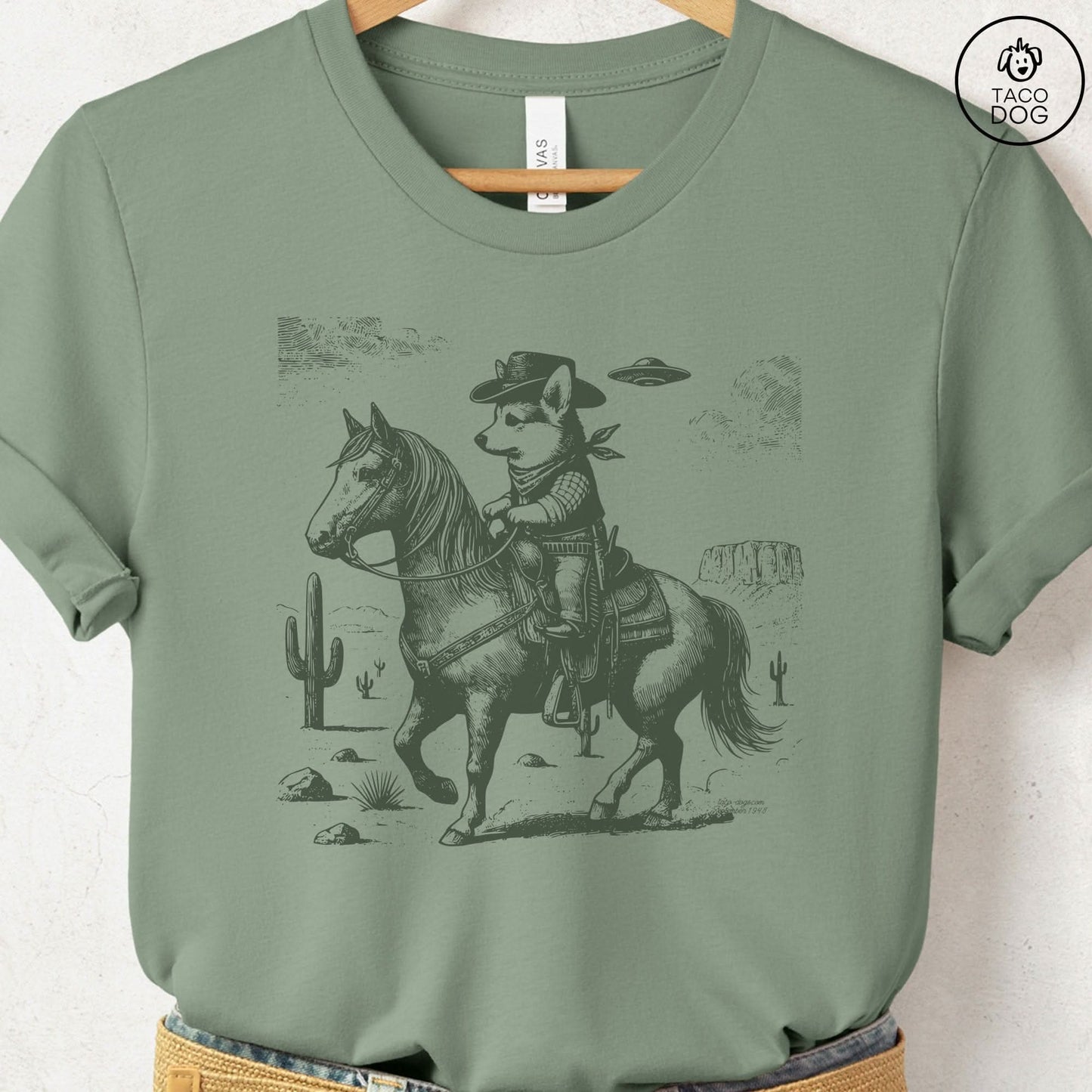Corgi Horseback T-Shirt