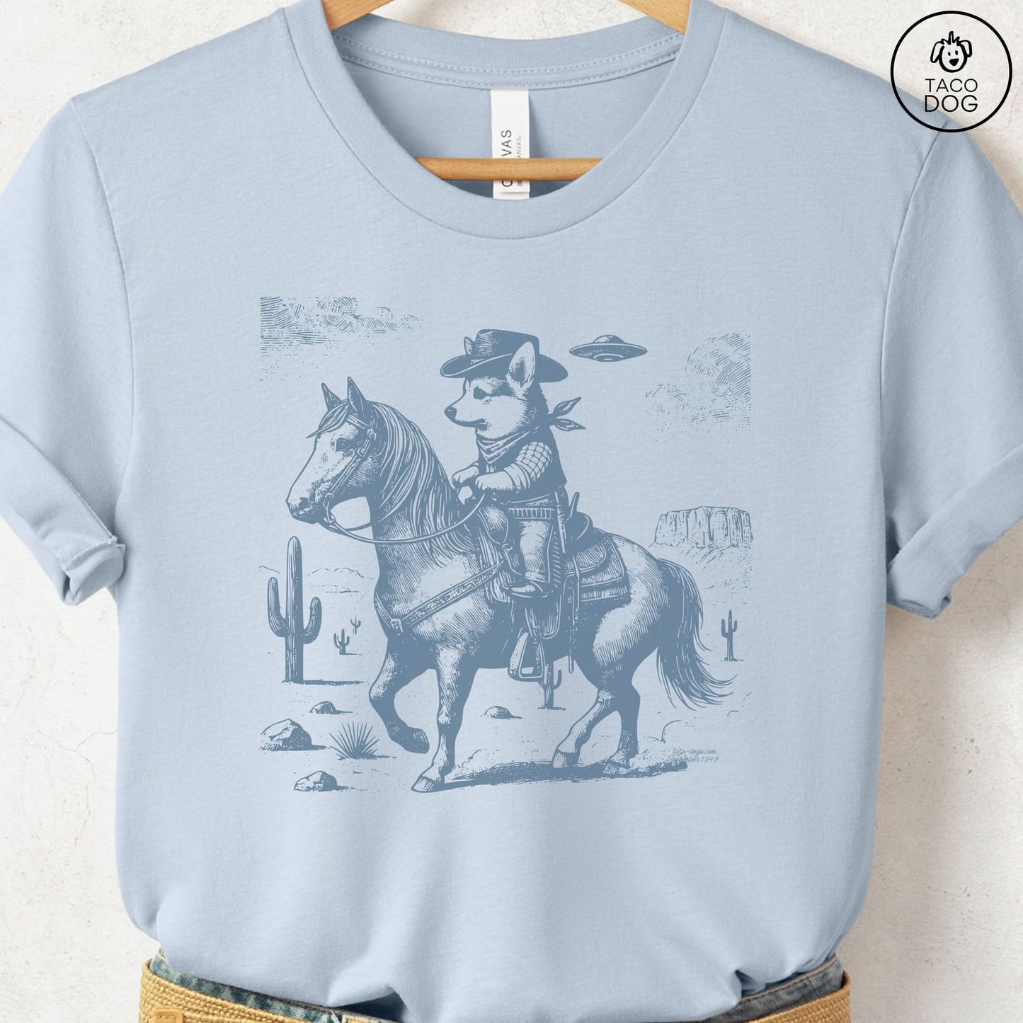 Corgi Horseback T-Shirt