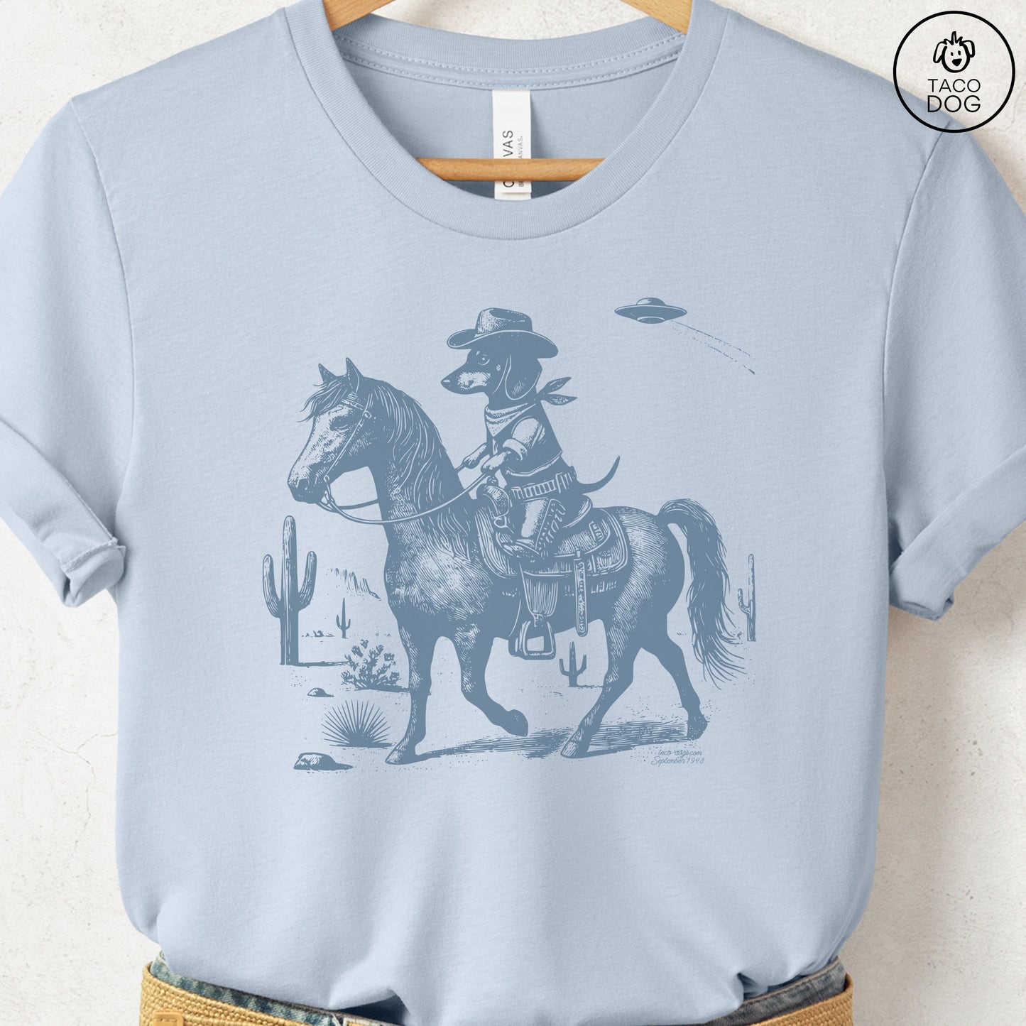 Dachshund Wiener Dog Horseback T-Shirt