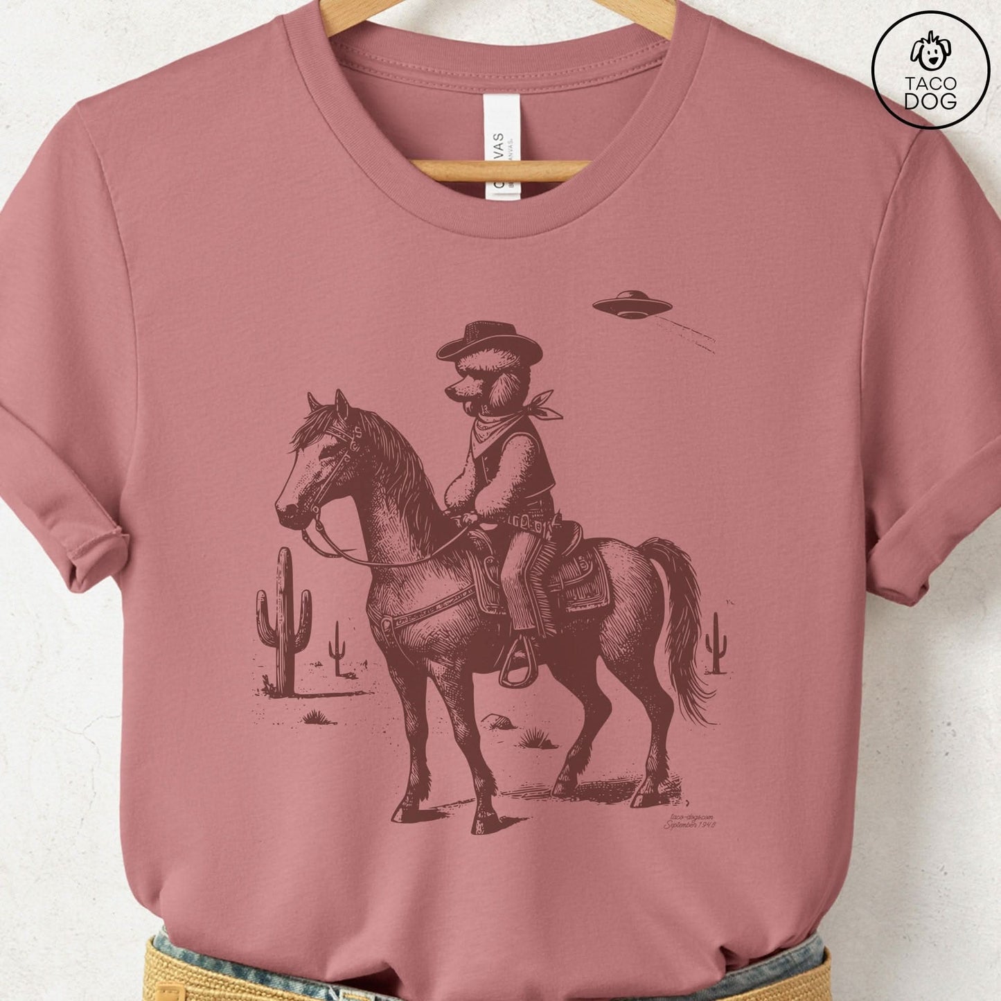 Poodle Horseback T-Shirt