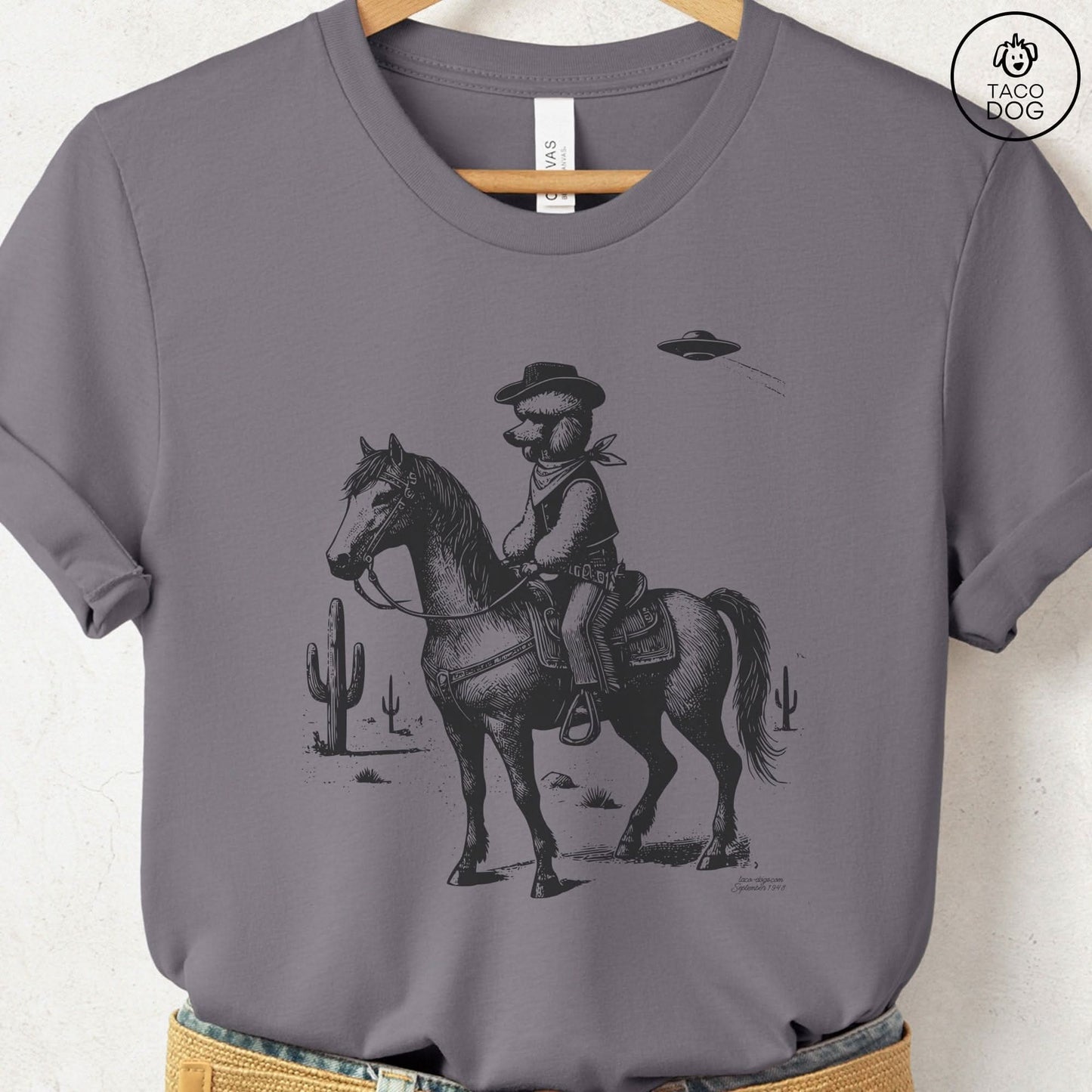 Poodle Horseback T-Shirt