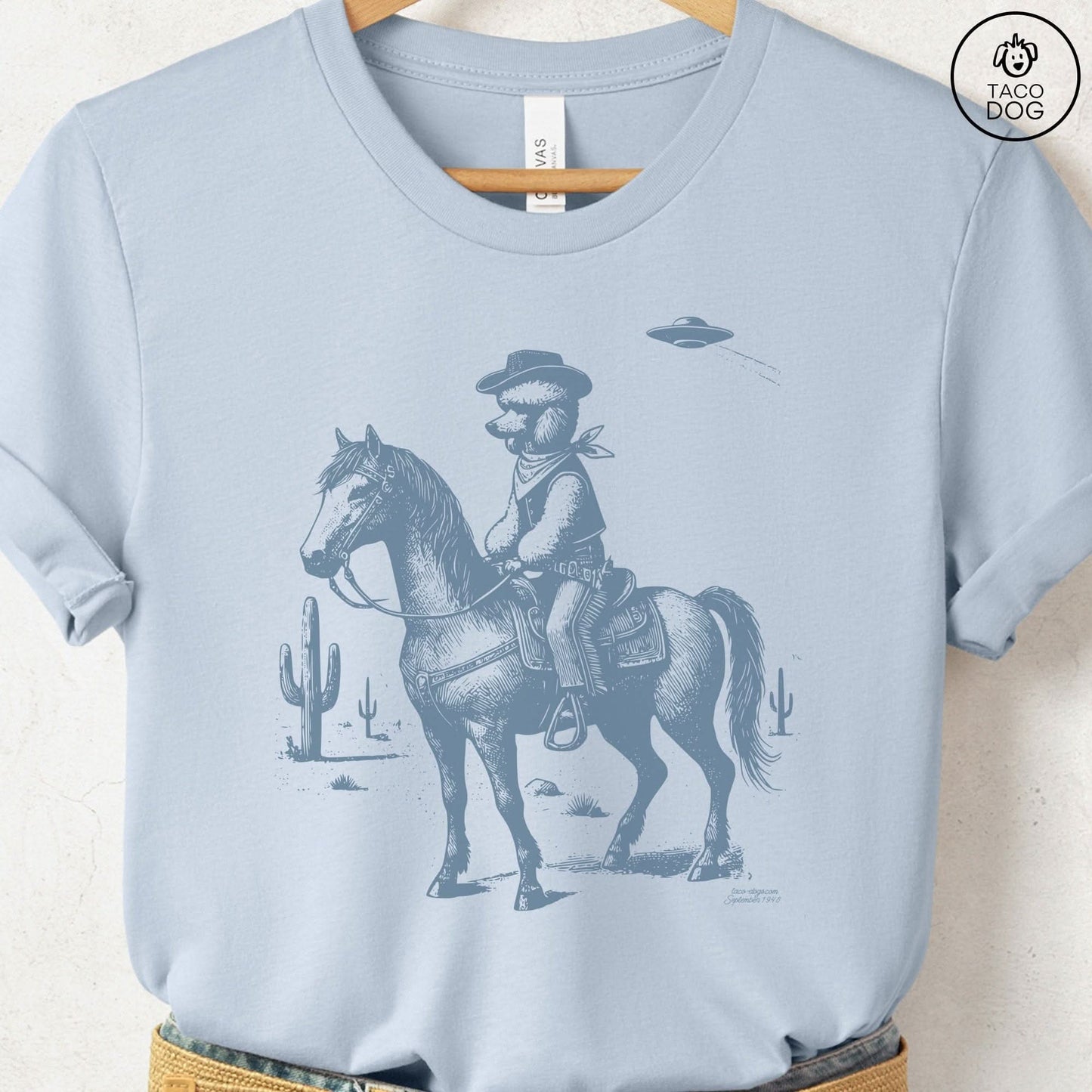 Poodle Horseback T-Shirt