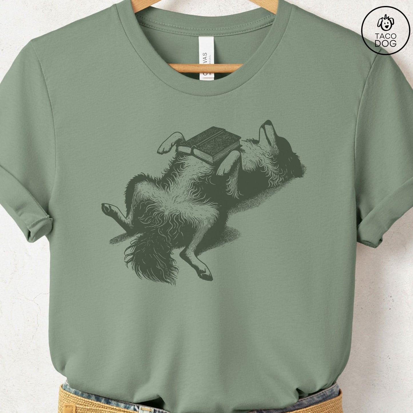 Australian Shepherd Book Nap T-Shirt