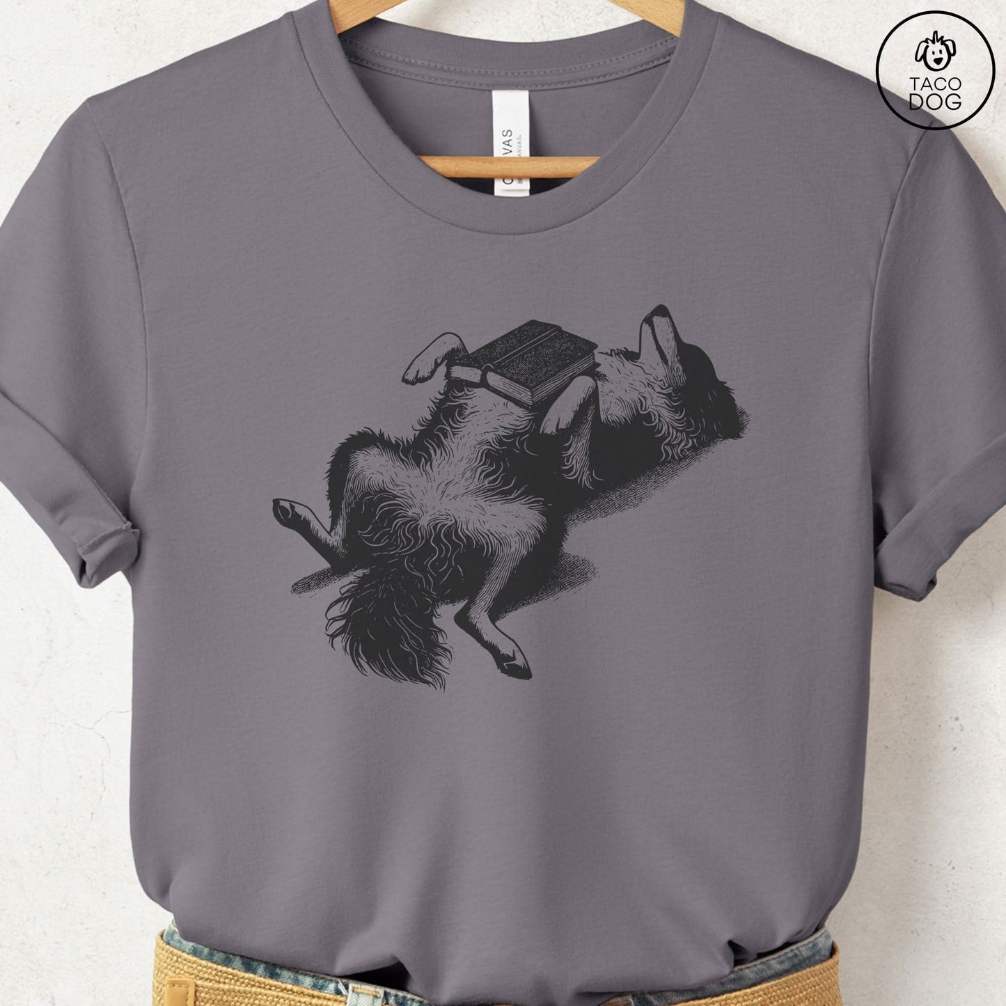 Australian Shepherd Book Nap T-Shirt