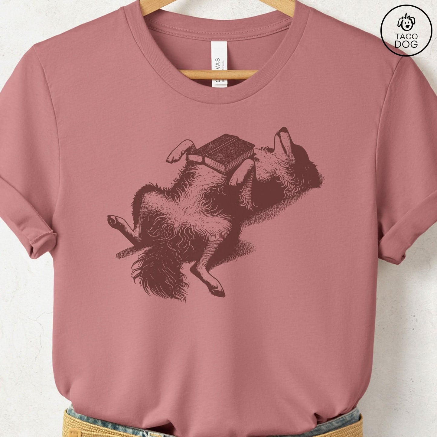 Australian Shepherd Book Nap T-Shirt