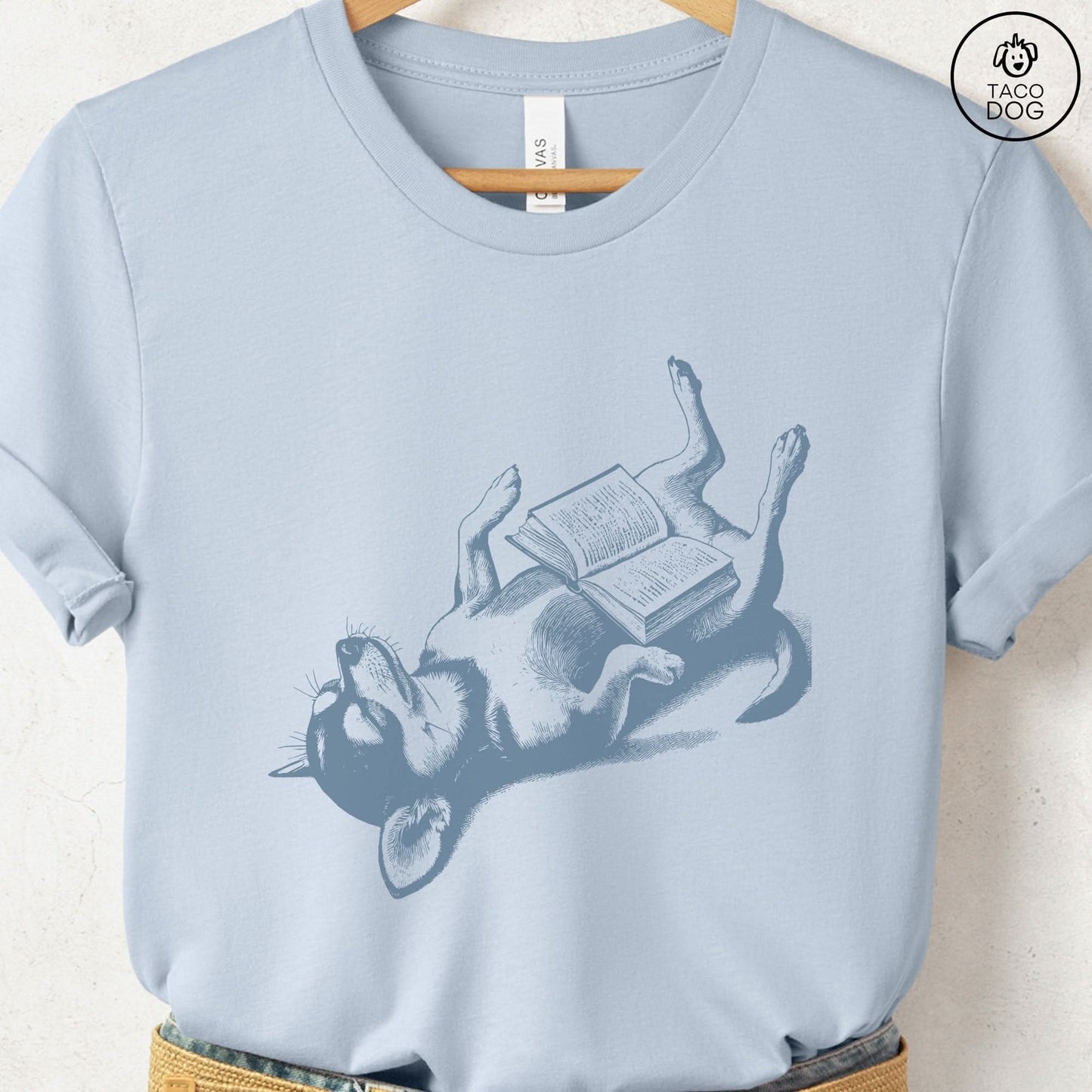 Chihuahua Book Nap T-Shirt