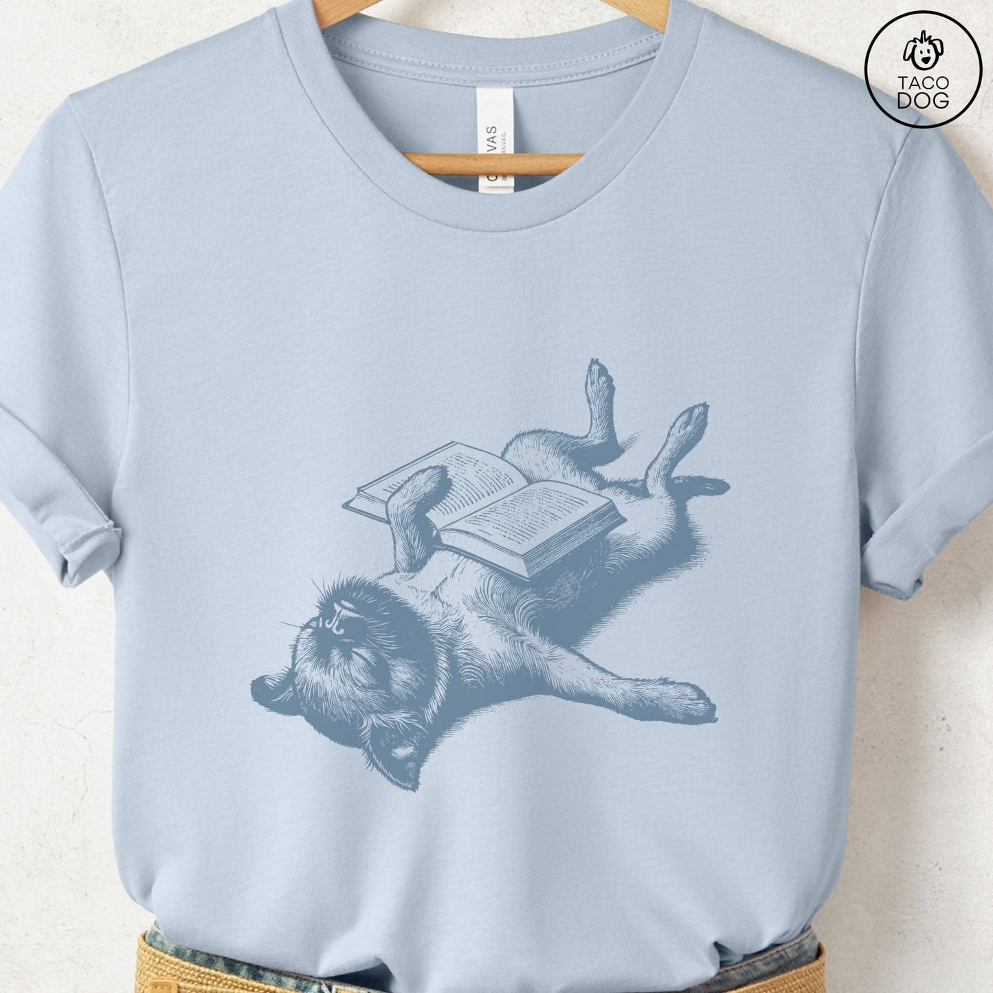 Brussels Griffon Griff Book Nap T-Shirt