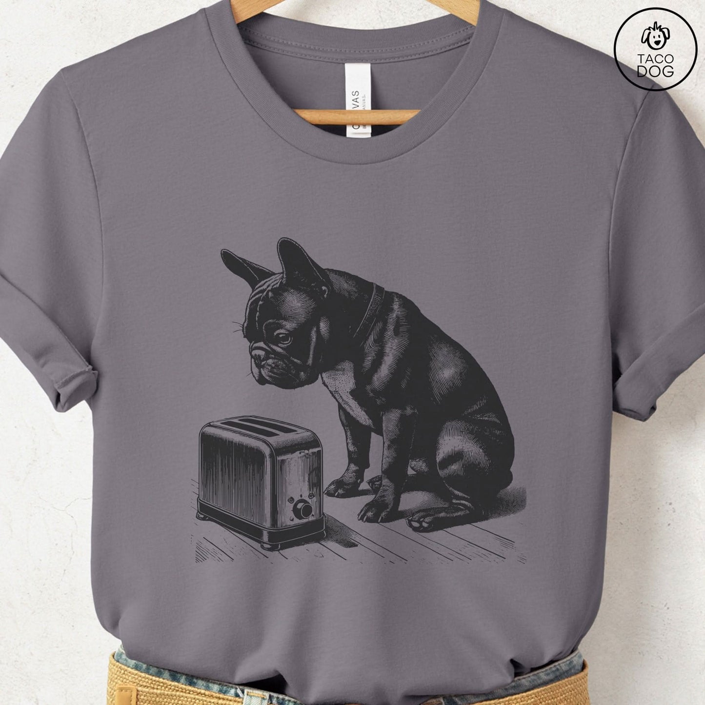 Frenchie French Bulldog Toaster T-Shirt