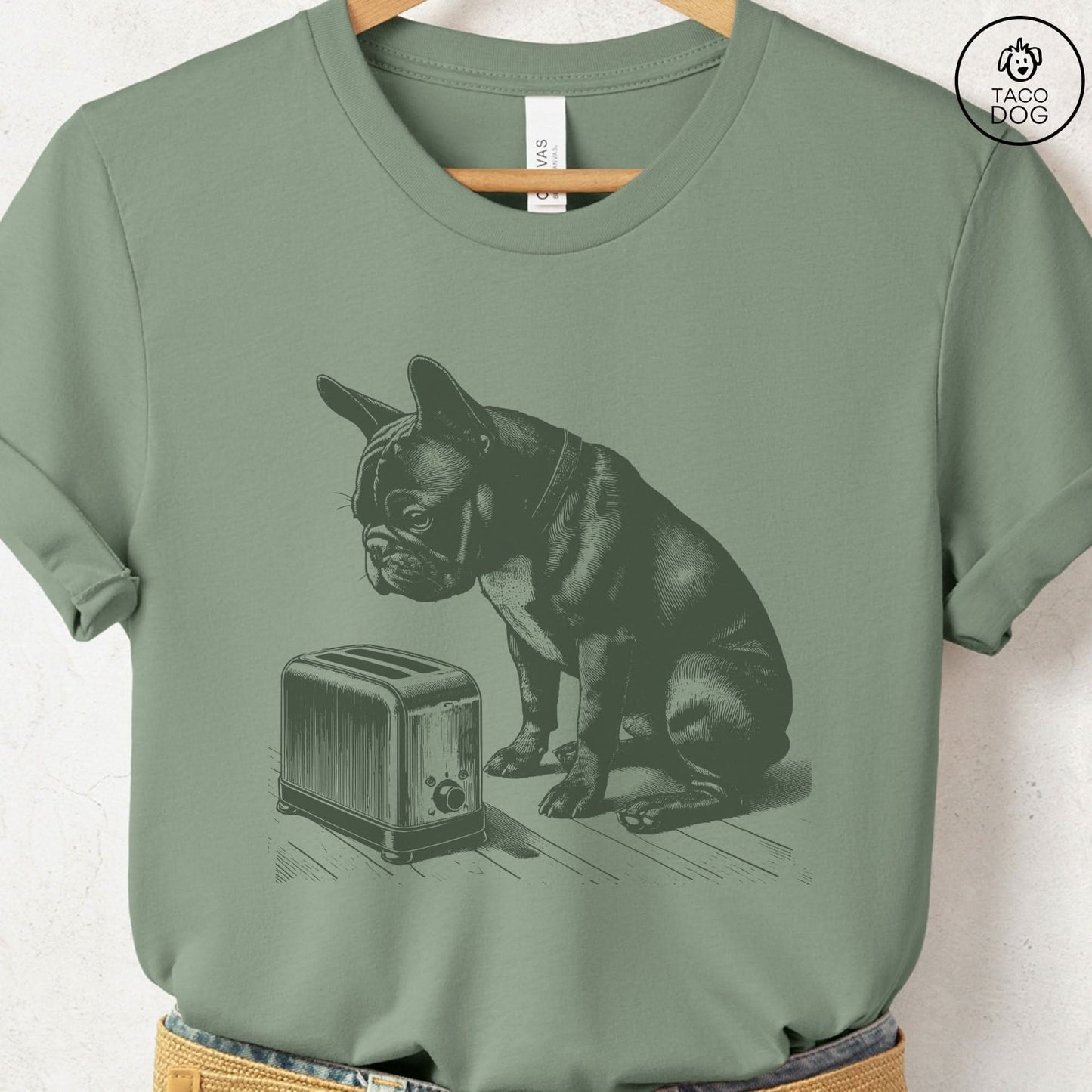 Frenchie French Bulldog Toaster T-Shirt