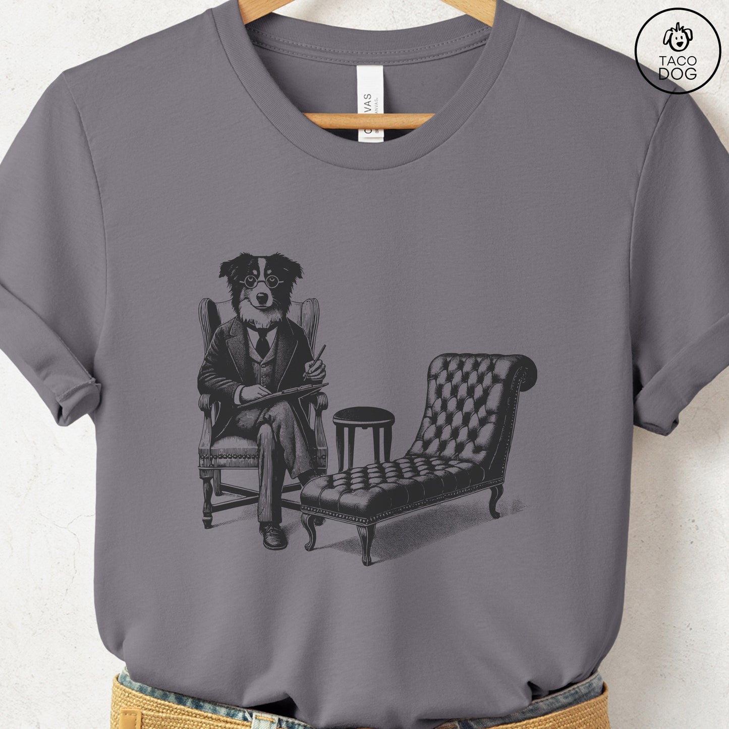Australian Shepherd Aussie Therapy Dog T-Shirt