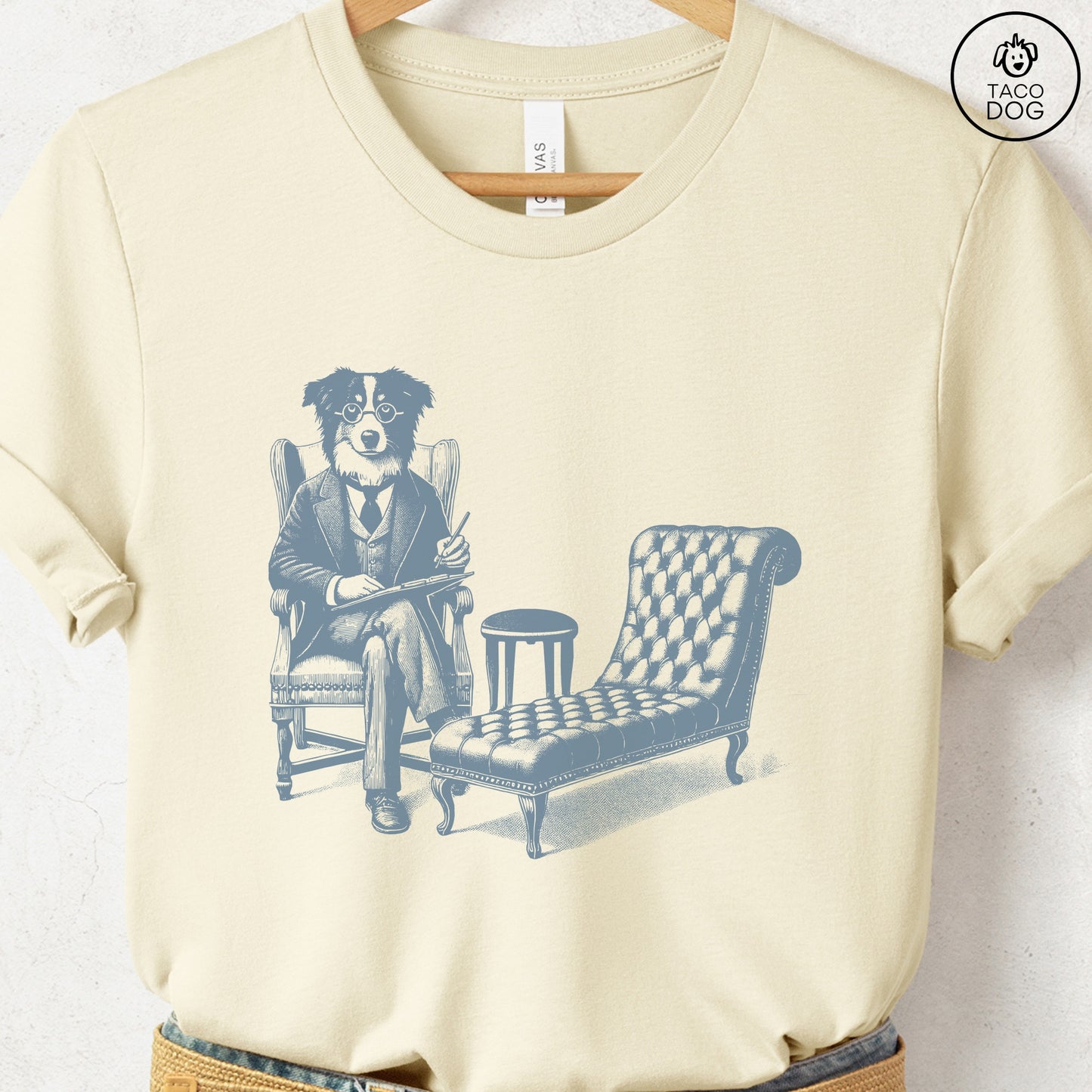 Australian Shepherd Aussie Therapy Dog T-Shirt