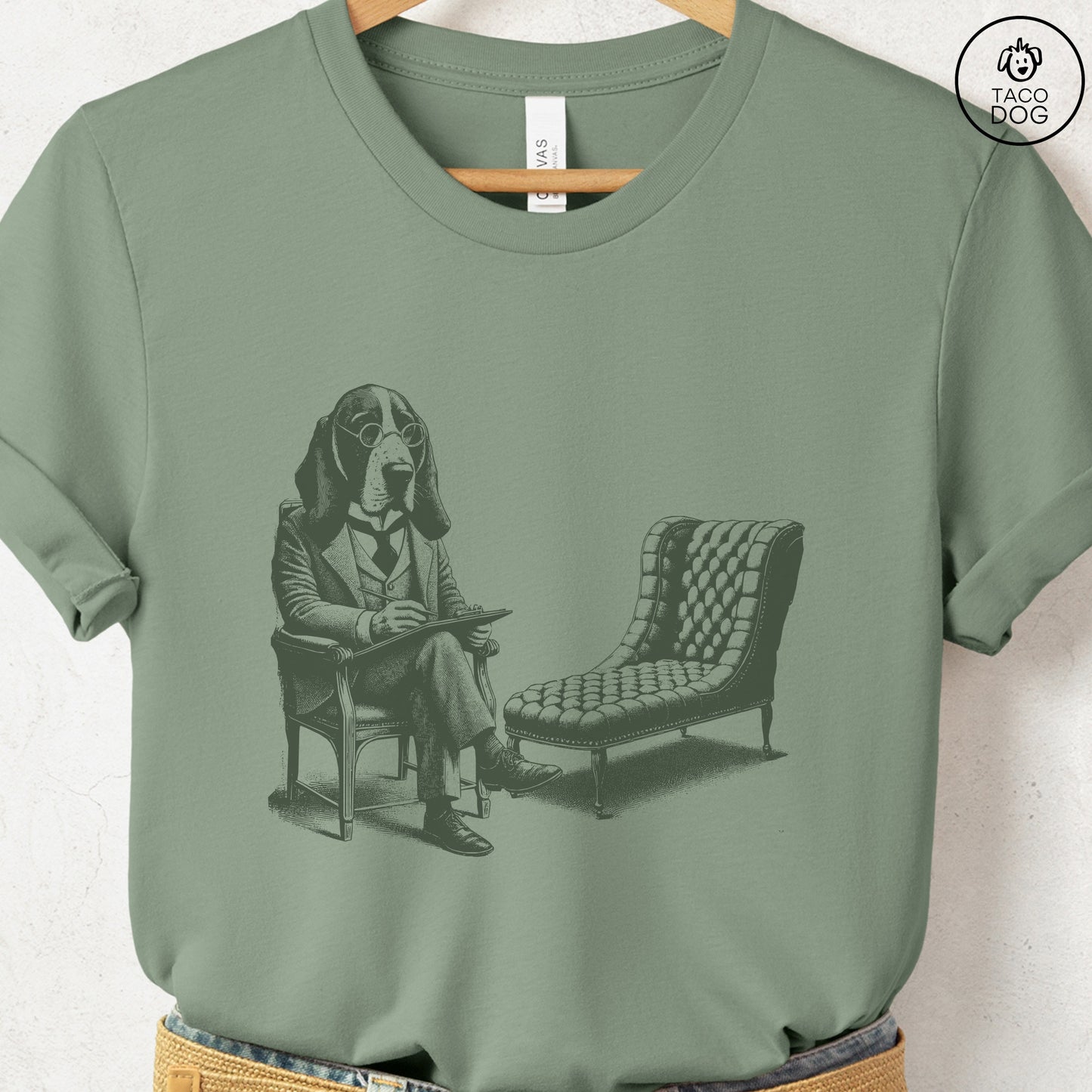 Basset Hound Therapy Dog T-Shirt