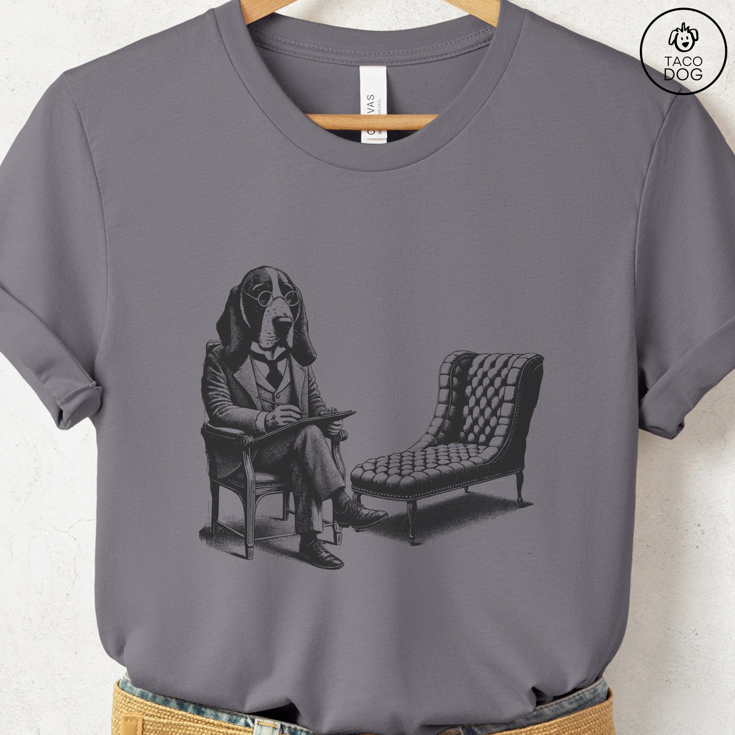 Basset Hound Therapy Dog T-Shirt