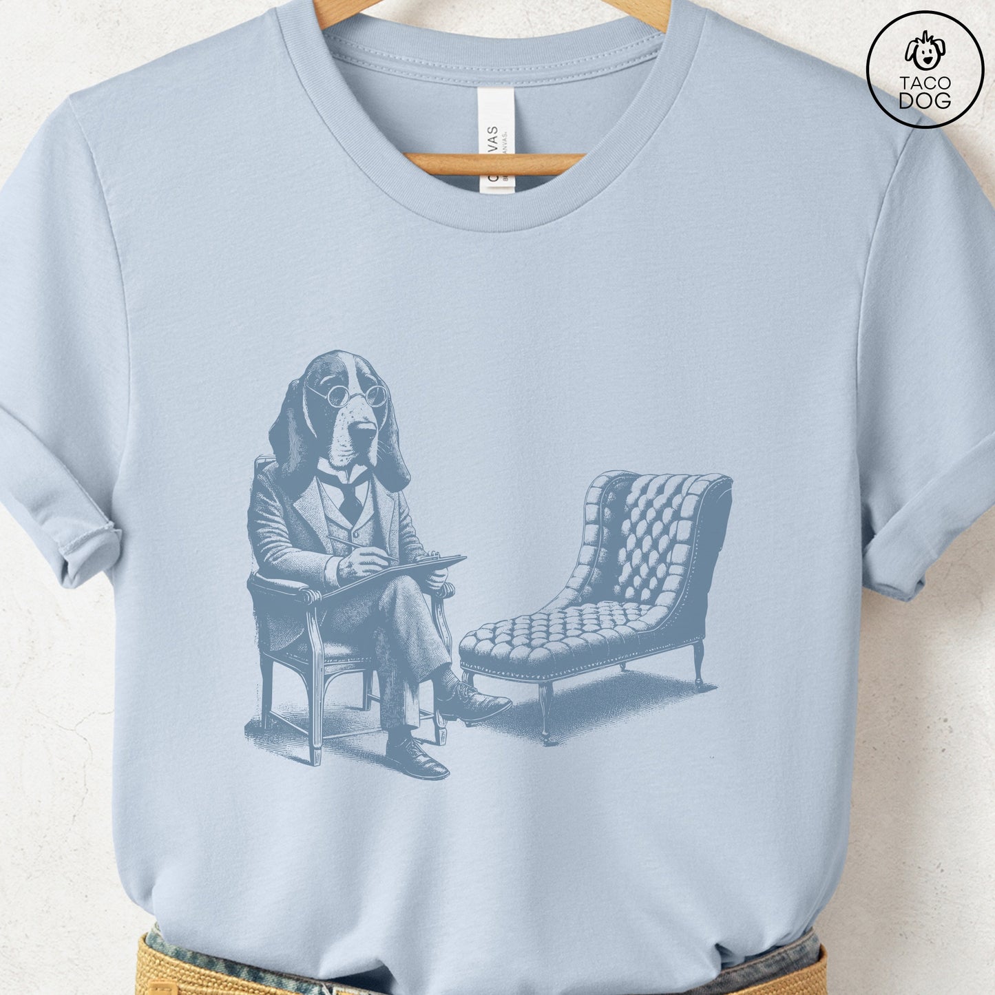Basset Hound Therapy Dog T-Shirt