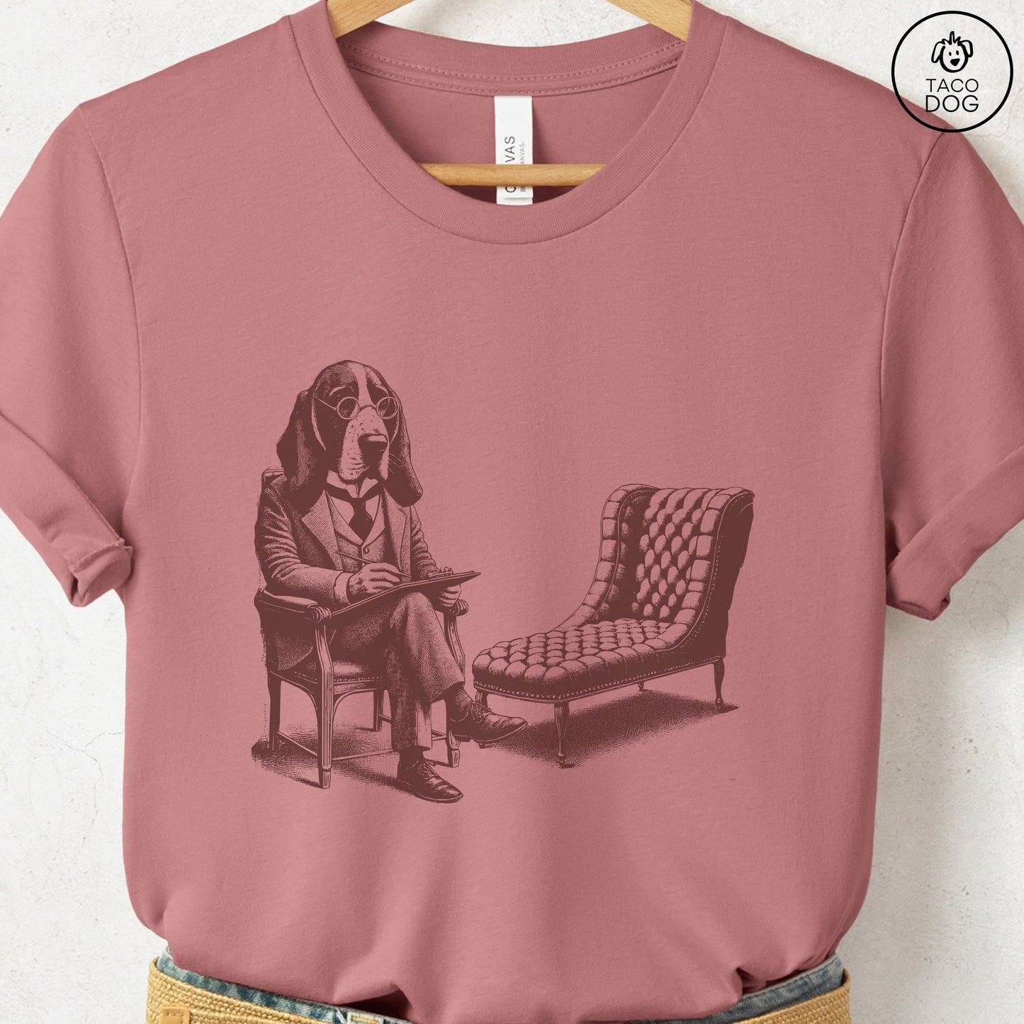 Basset Hound Therapy Dog T-Shirt
