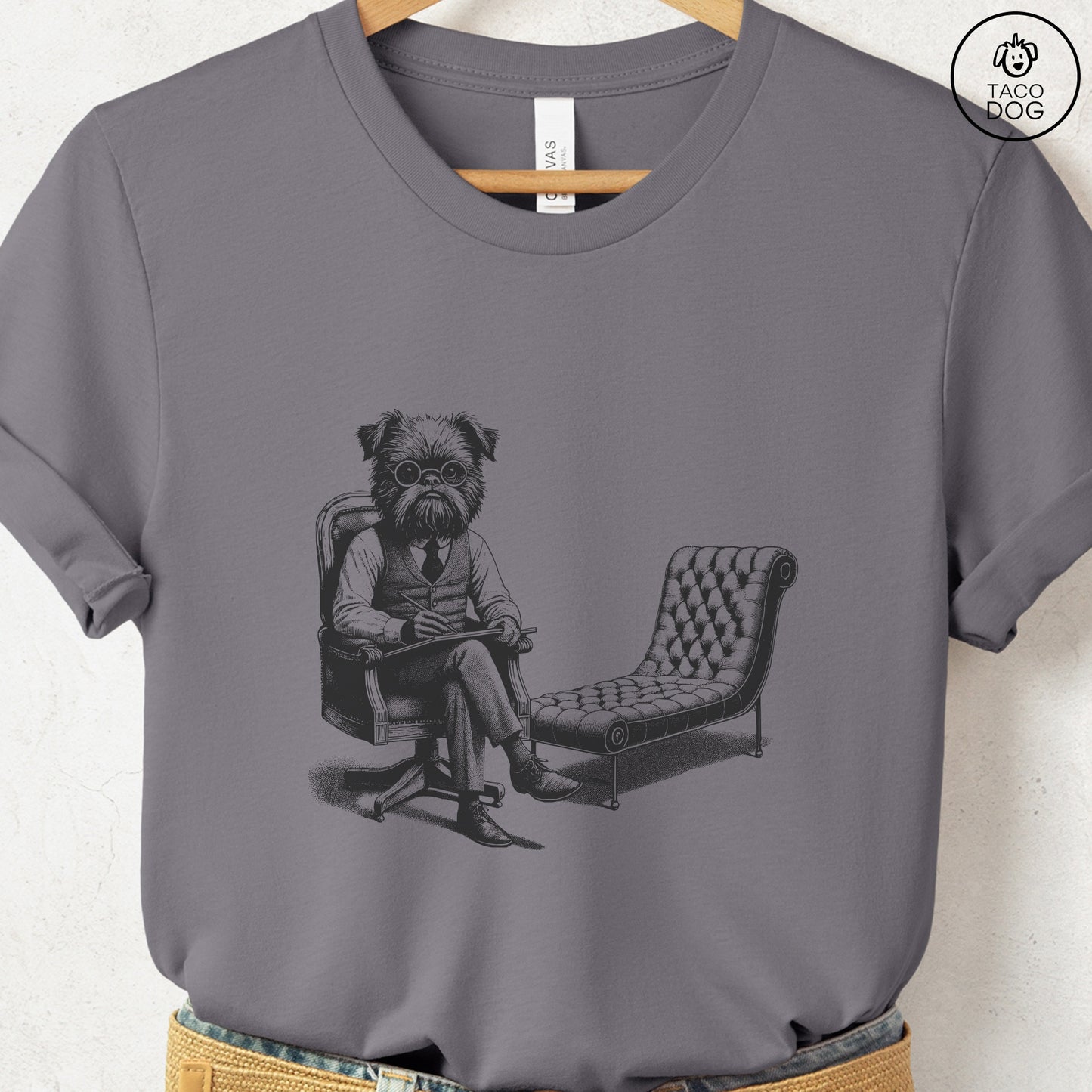 Brussels Griffon Griff Therapy Dog T-Shirt