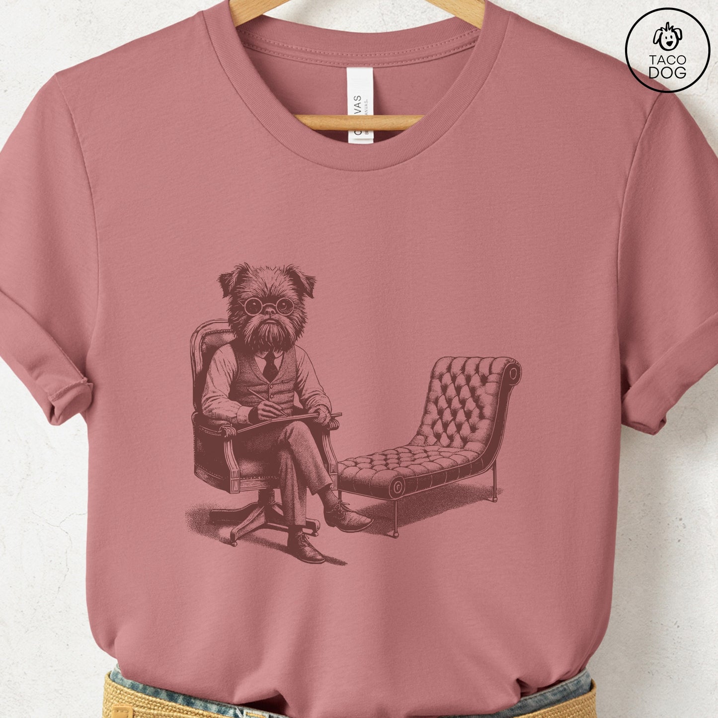 Brussels Griffon Griff Therapy Dog T-Shirt