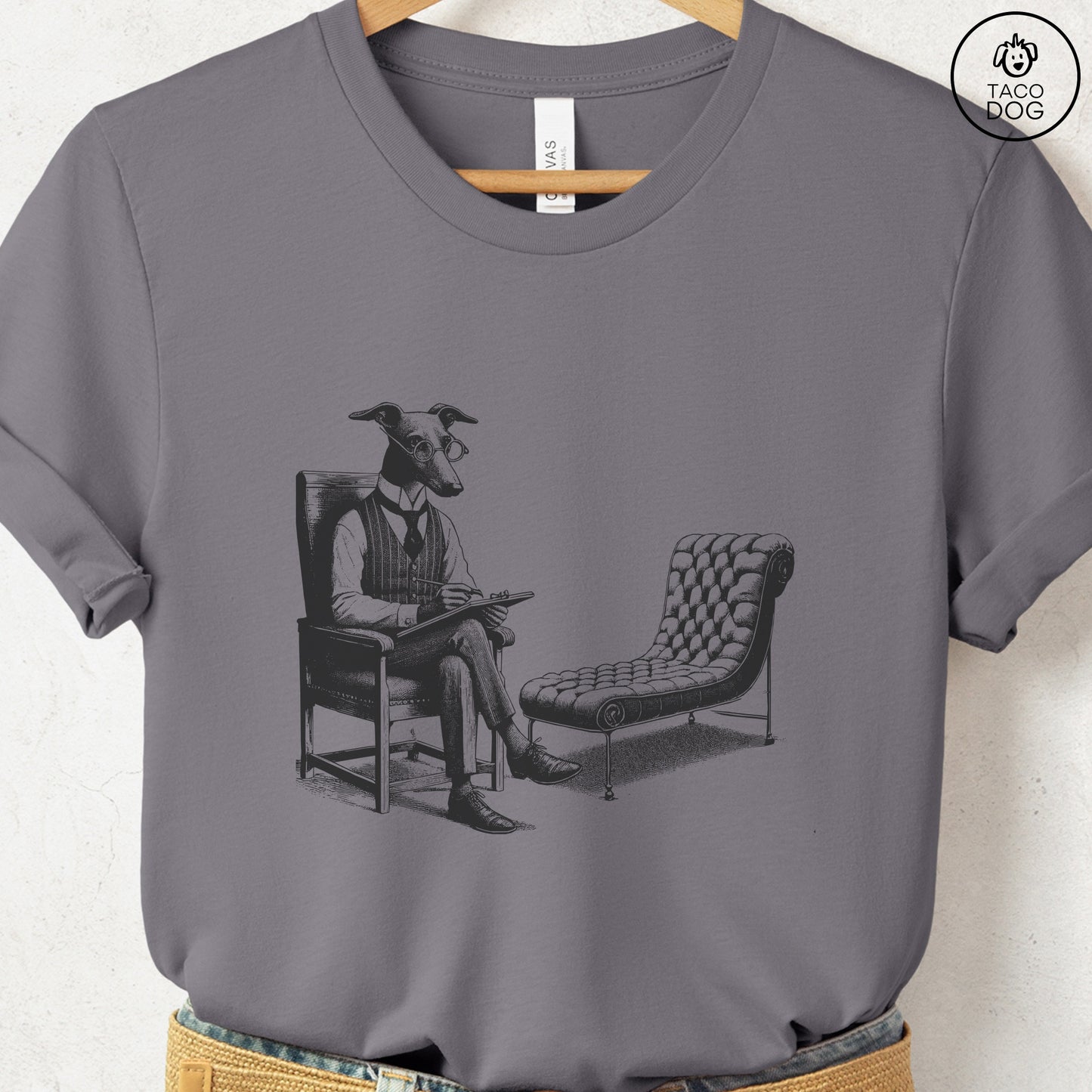 Italian Greyhound Whippet Iggy Therapy Dog T-Shirt
