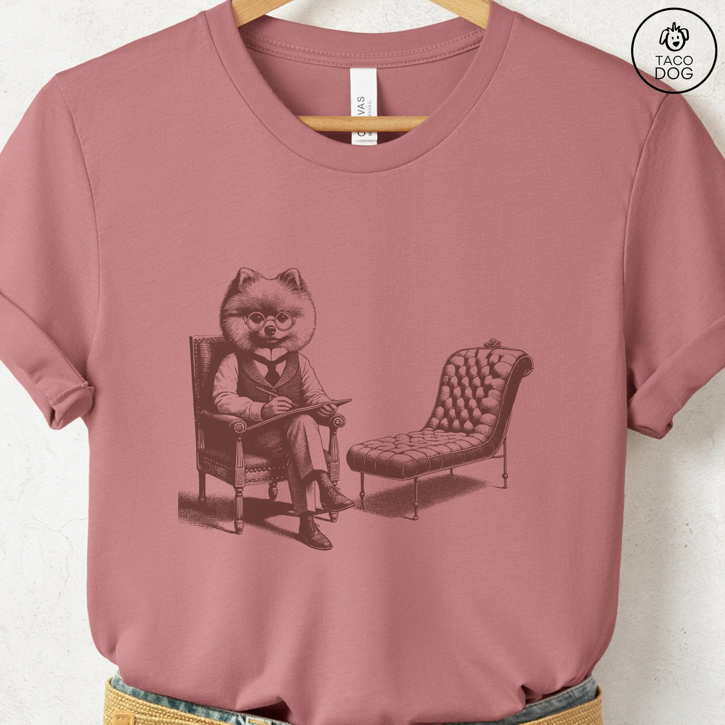 Pomeranian Therapy Dog T-Shirt