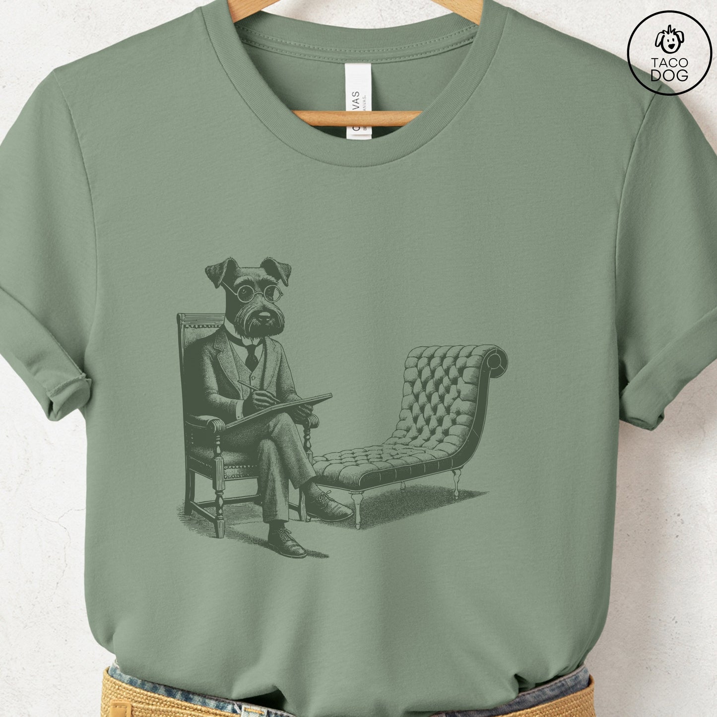 Schnauzer Therapy Dog T-Shirt