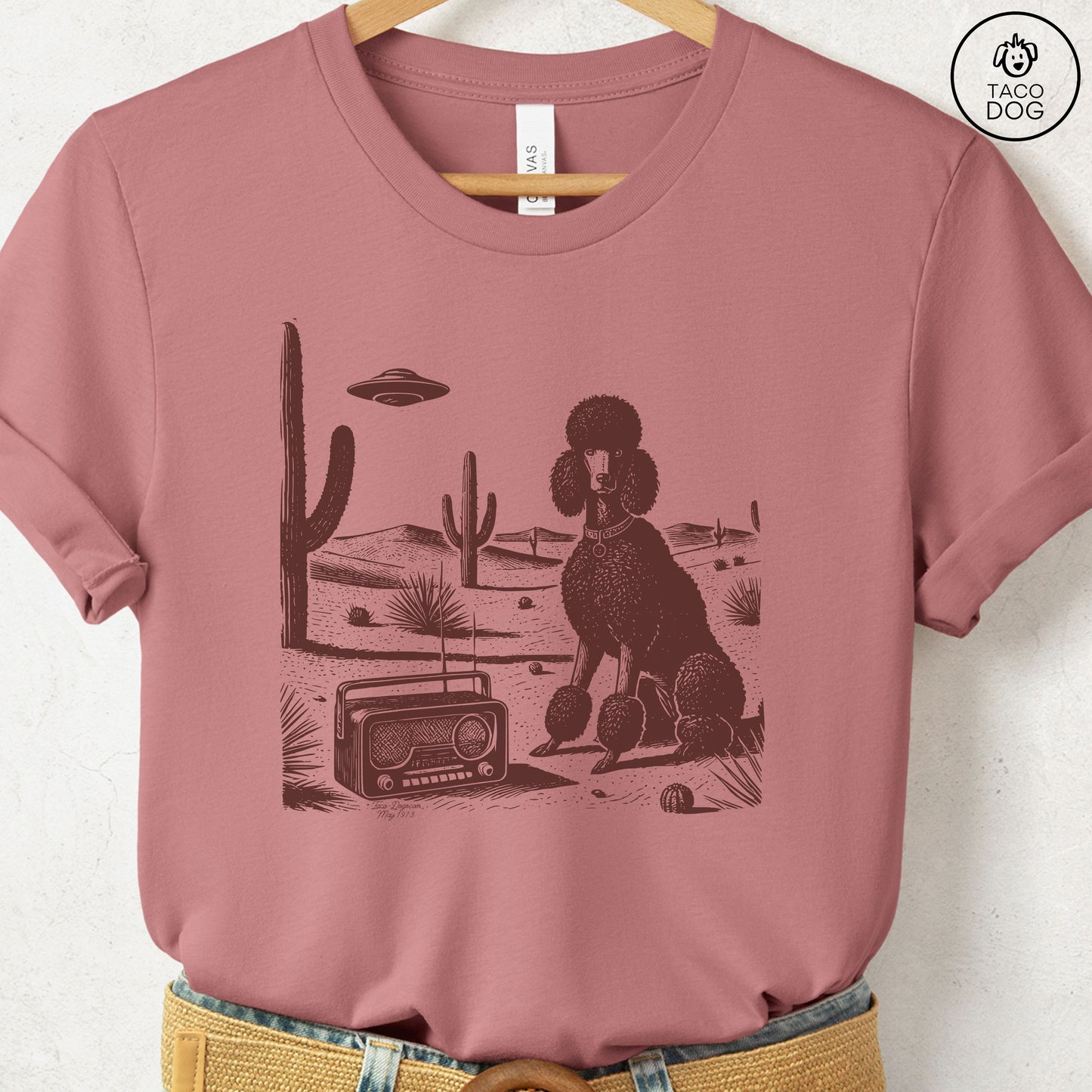 Poodle Vintage Radio T-Shirt