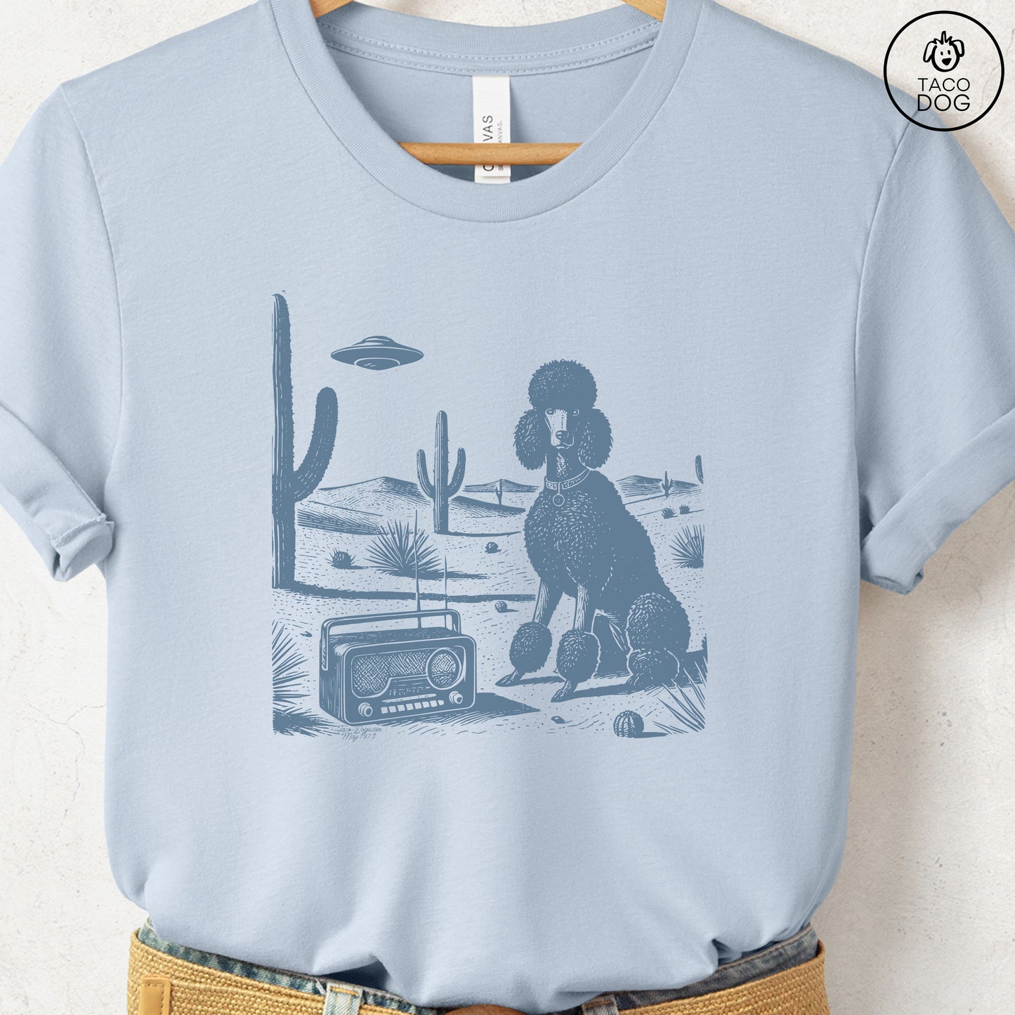 Poodle Vintage Radio T-Shirt