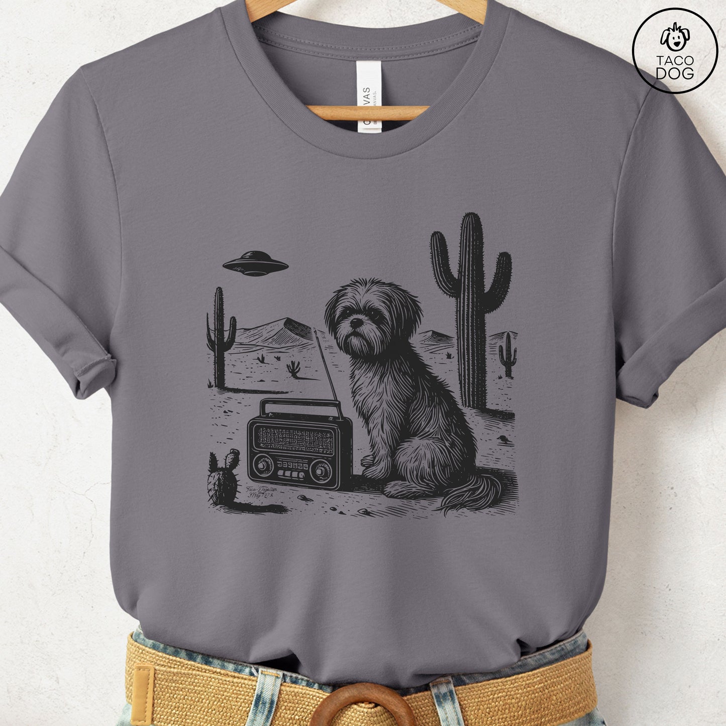 Shih Tzu Vintage Radio T-Shirt