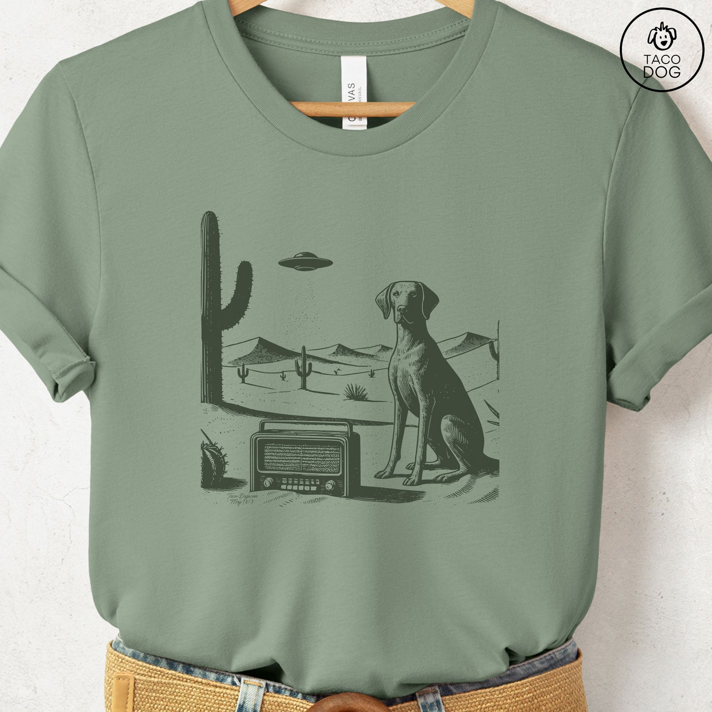 Vizsla Vintage Radio T-Shirt