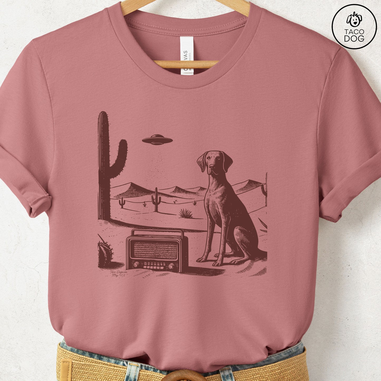 Vizsla Vintage Radio T-Shirt
