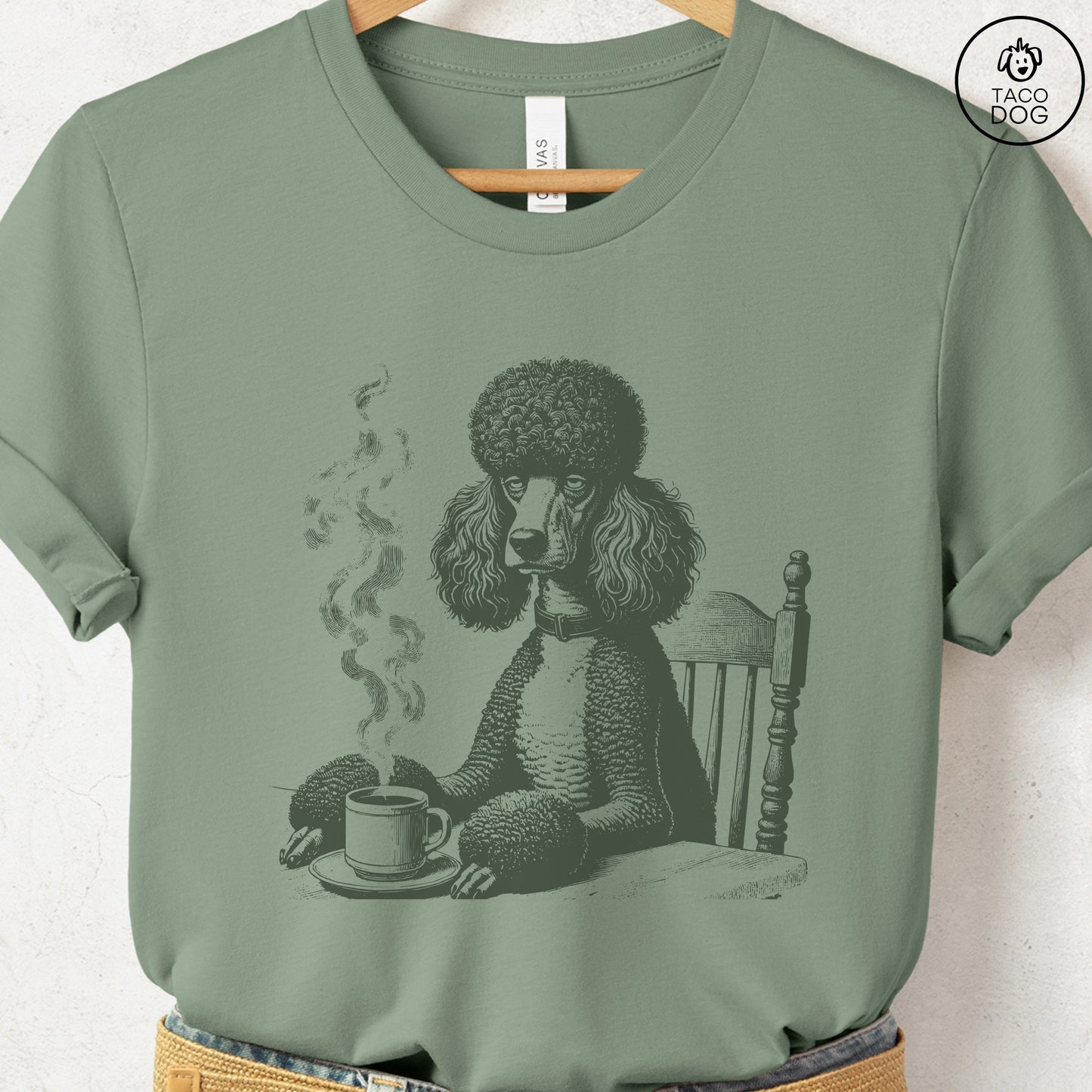 Poodle Coffee Morning Mood T-Shirt