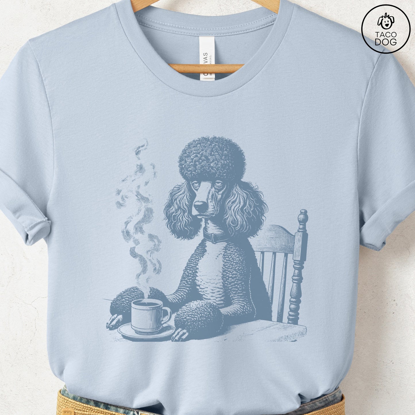 Poodle Coffee Morning Mood T-Shirt