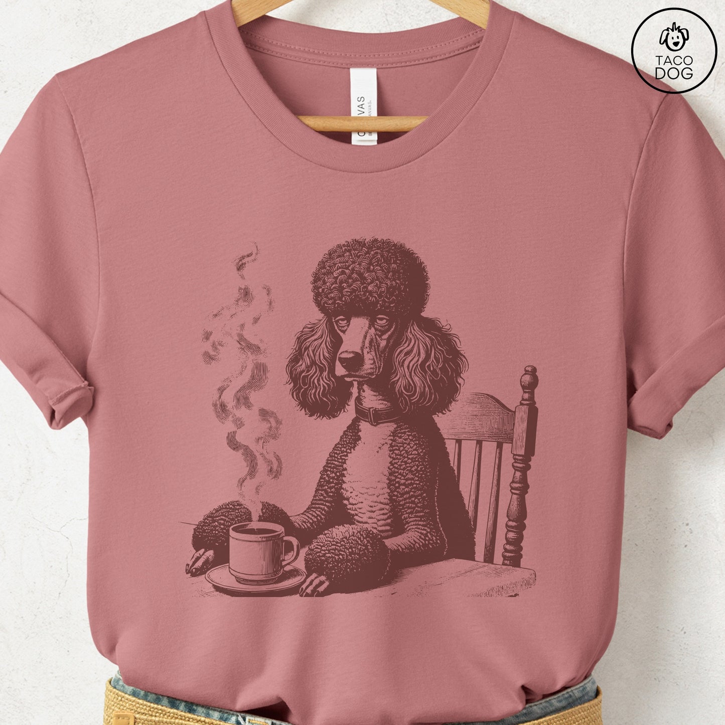 Poodle Coffee Morning Mood T-Shirt