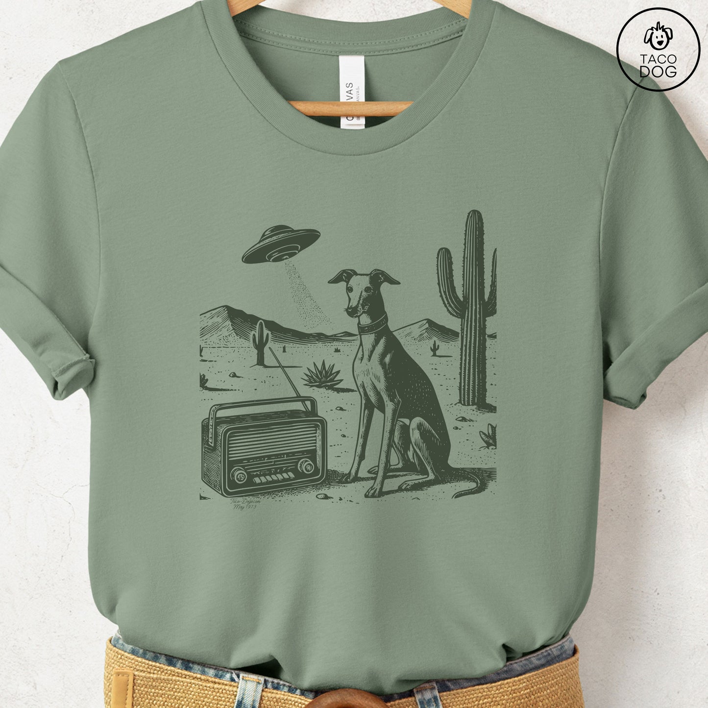 Cavalier King Charles Spaniel Vintage Radio T-Shirt