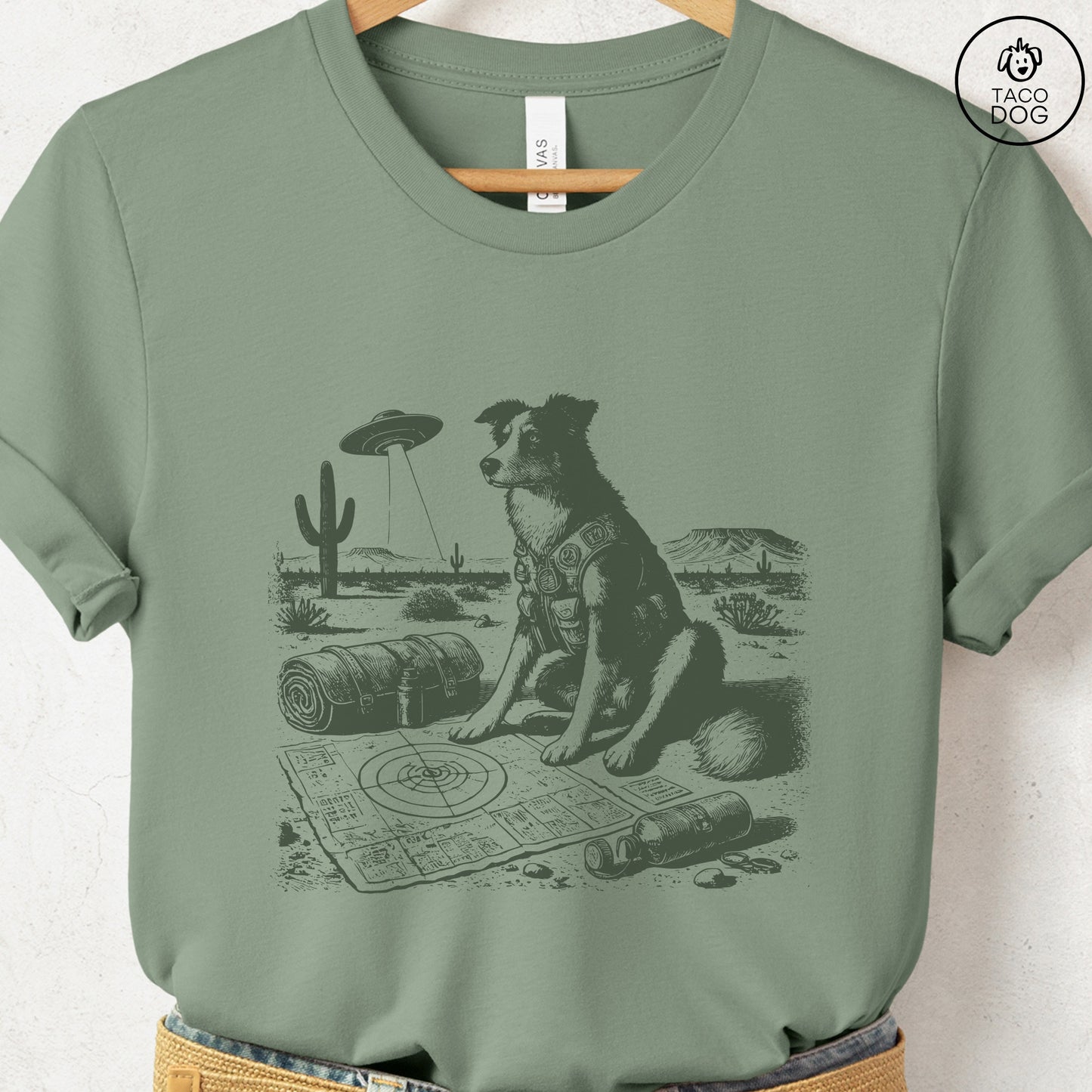 Australian Shepherd Aussie Desert Survey T-Shirt