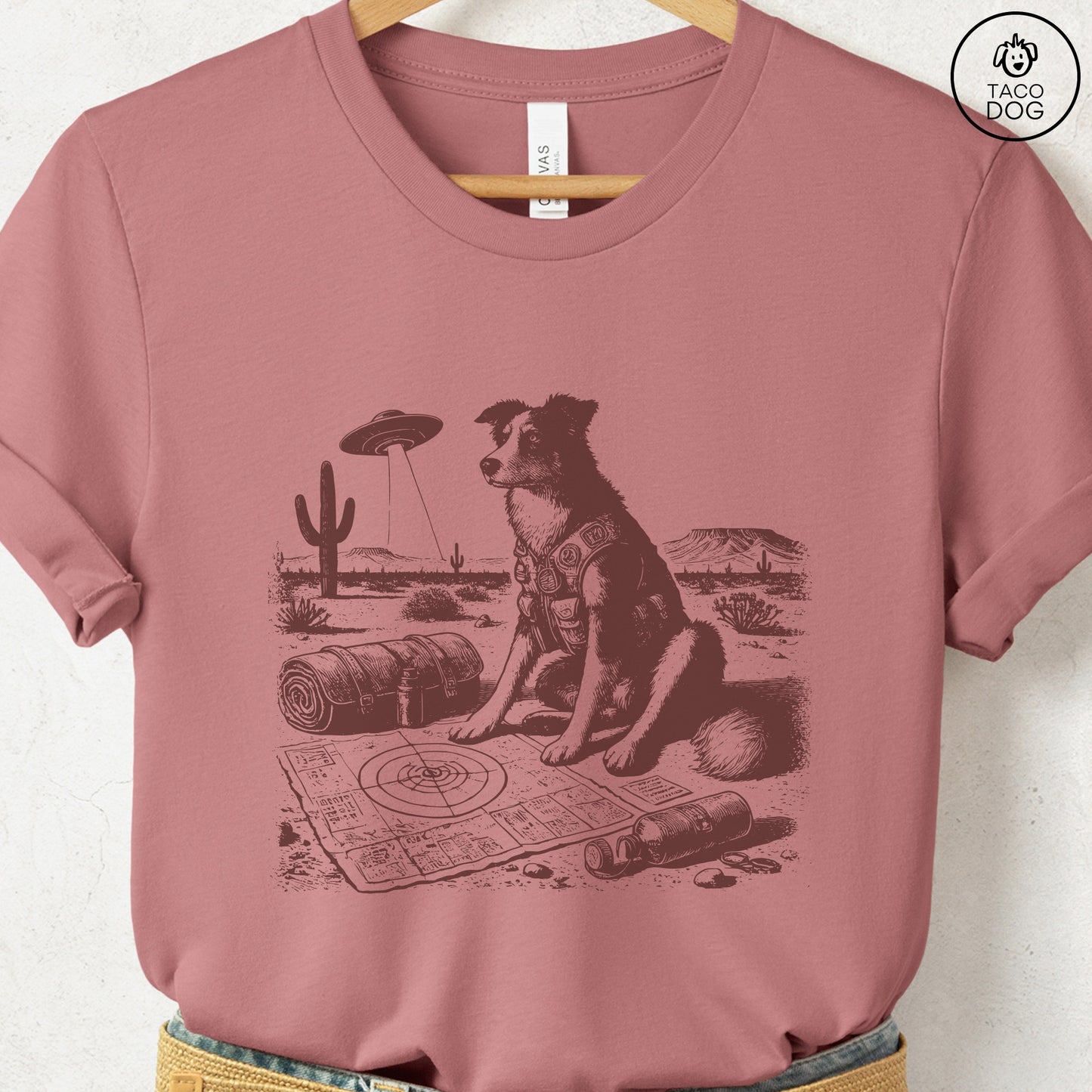 Australian Shepherd Aussie Desert Survey T-Shirt