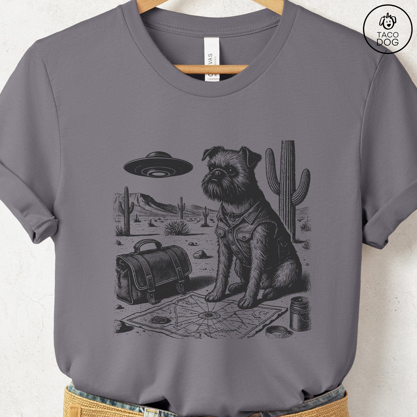 Brussels Griffon Griff Desert Survey T-Shirt