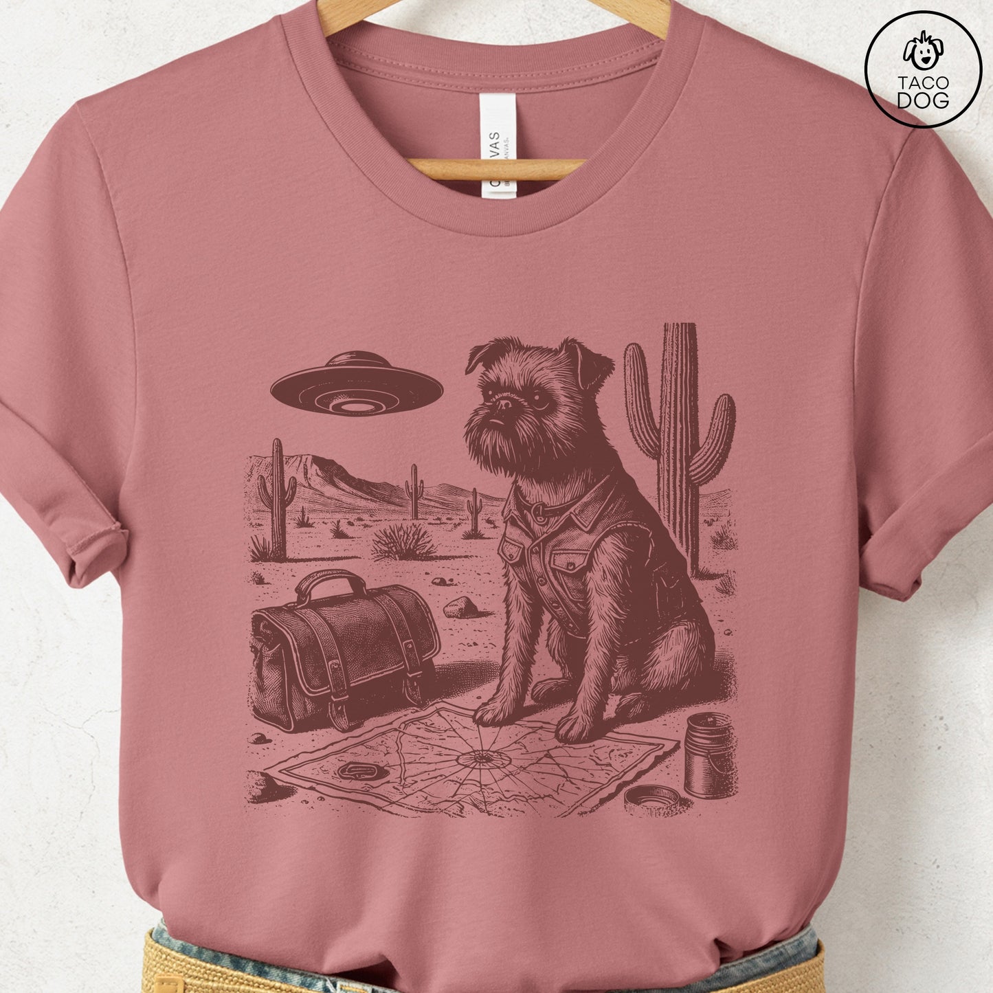 Brussels Griffon Griff Desert Survey T-Shirt