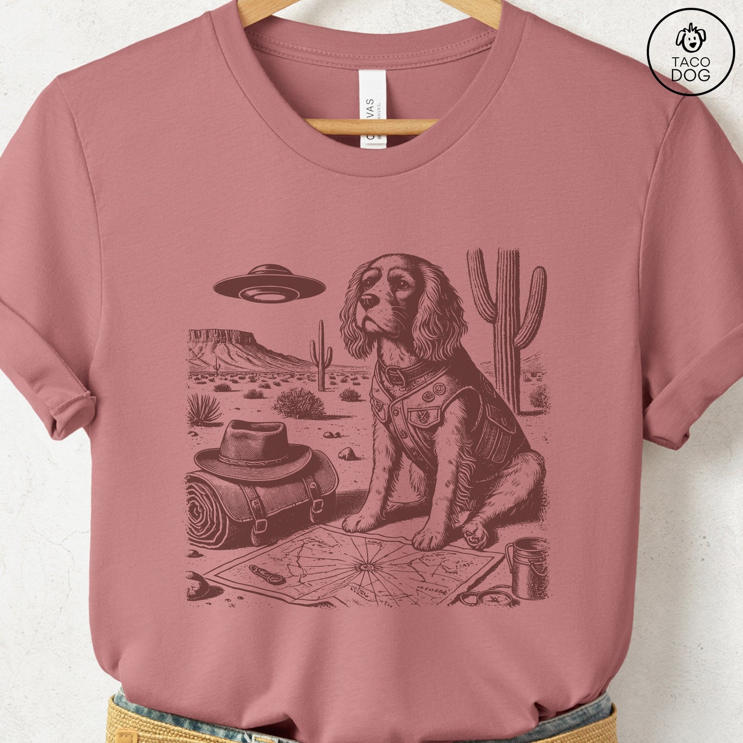 Cavalier King Charles Spaniel Desert Survey T-Shirt